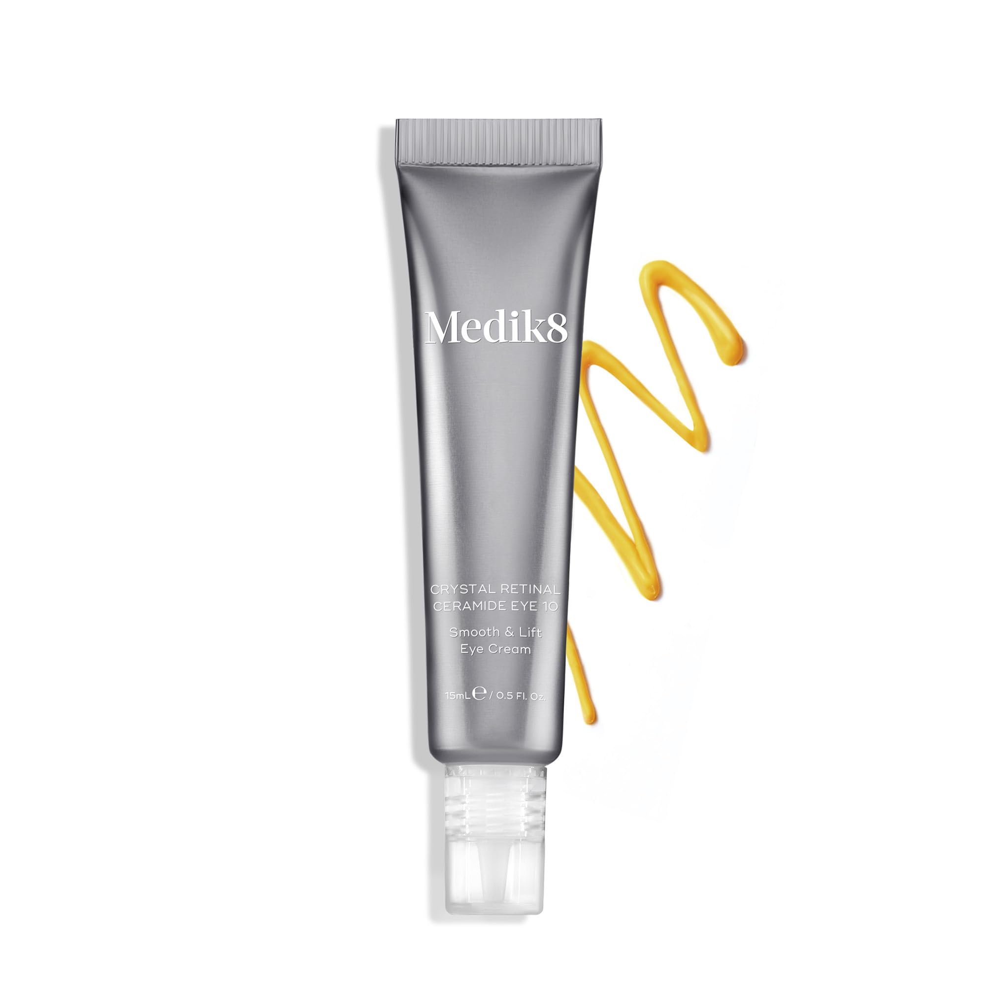 Medik8 Crystal Retinal Ceramide 3 Eye Cream - Anti Ageing & Anti Wrinkle - Smooth & Lift Eye Cream - 0.03% Retinal Strength - 11x Faster than Retinol - For New Vitamin A Users - 15ml