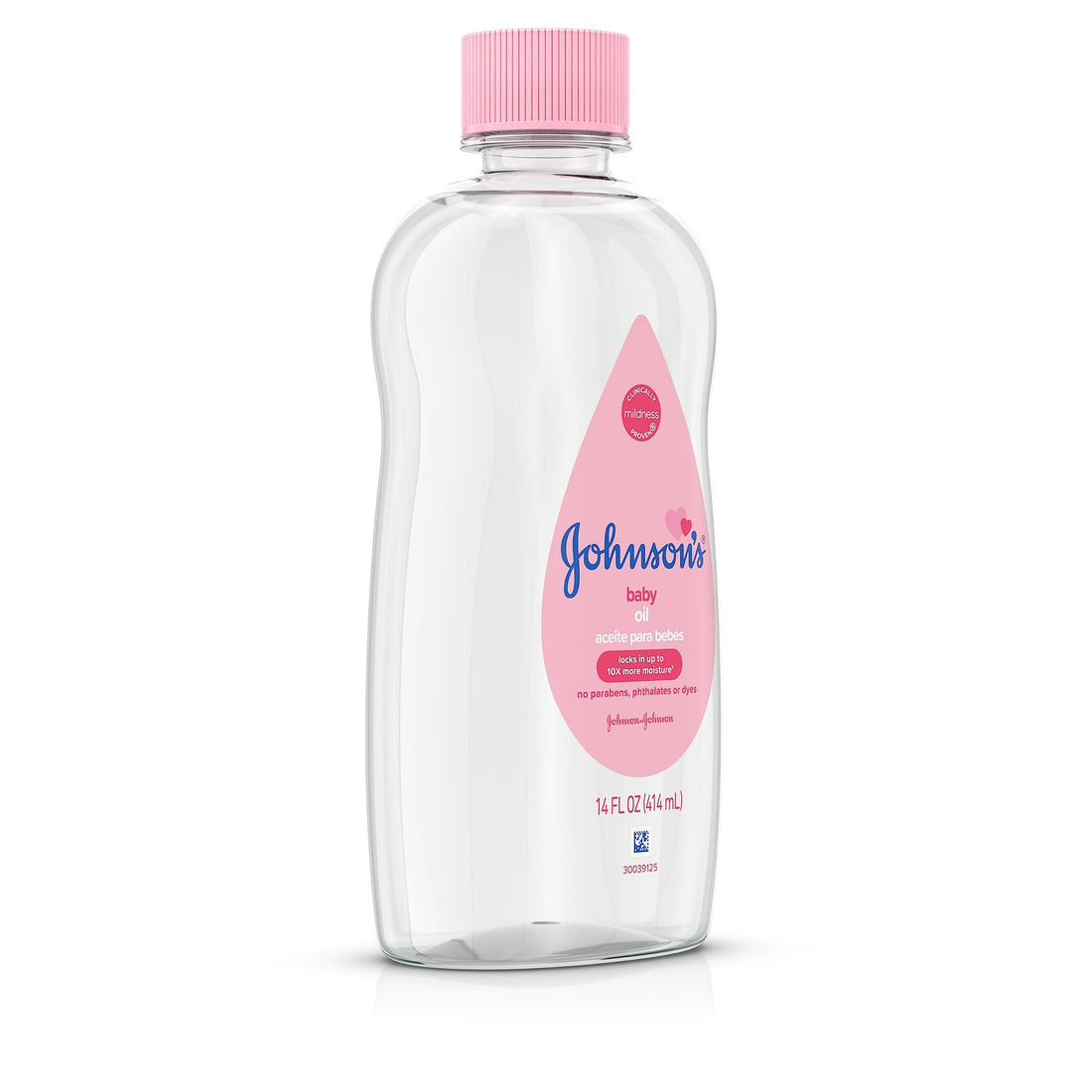 Johnson's Baby Oil, Pure Mineral Oil to Prevent Moisture Loss for Newborn, Kids, & Adults, Gentle, Soothing Baby Massage Oil, Dry Skin Relief, Hypoallergenic, Original Scent, Baby Essentials, 3 fl. oz Halalzen