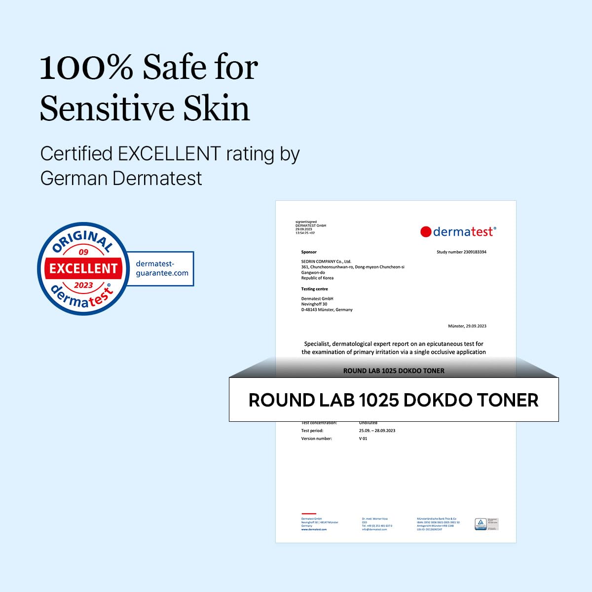 ROUND LAB 1025 Dokdo Toner (200ml), Oil Control and Reduces Excess Sebum, Gentle Exfoliating Facial Toner, Deep Sea Water for Moisturization, Soft Finish Without Stickiness, Korean Skin Care