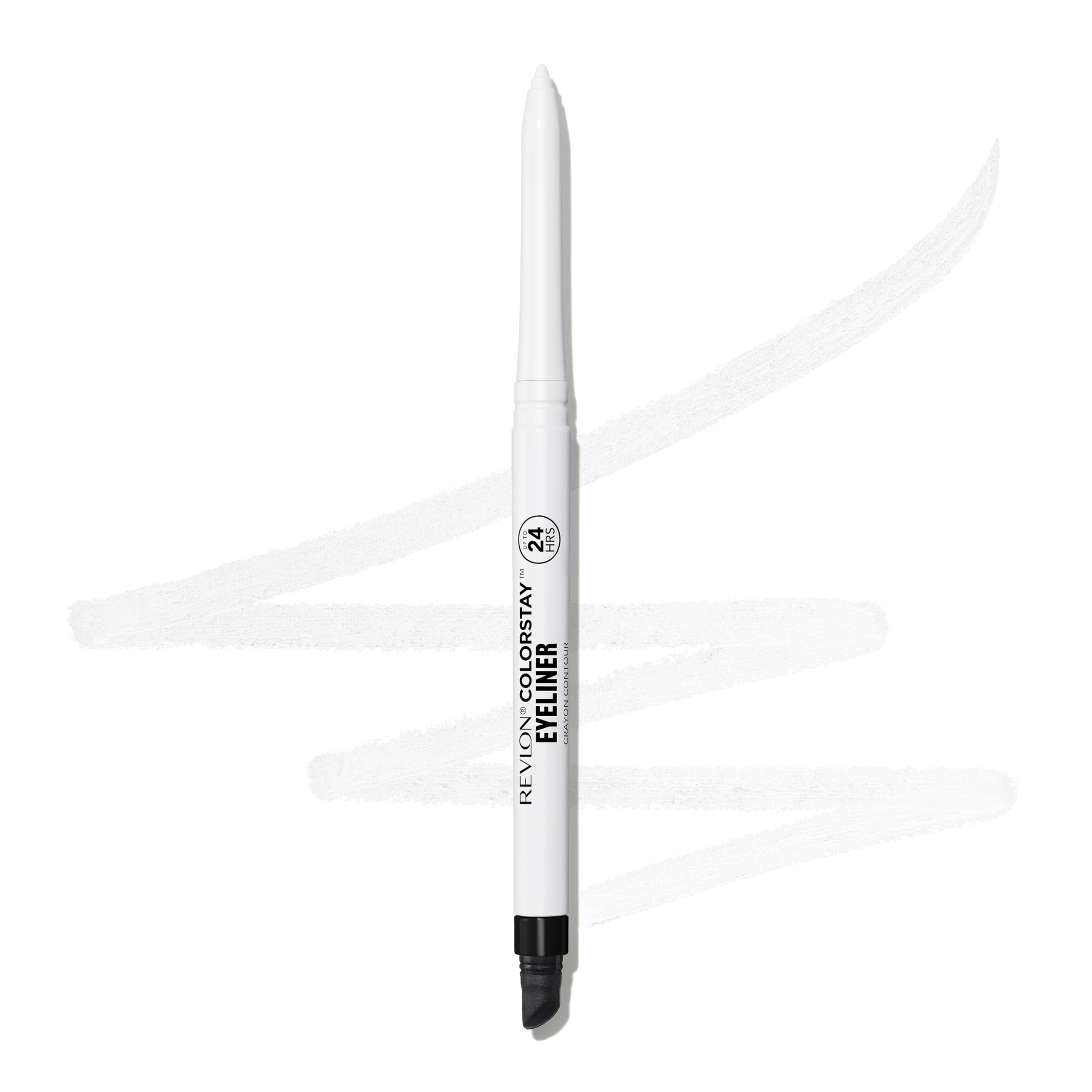 Revlon ColorStay Pencil Waterproof Eyeliner, Smudge-Proof, Eye Makeup with Built-In Sharpener, 201 Black, 2 pack