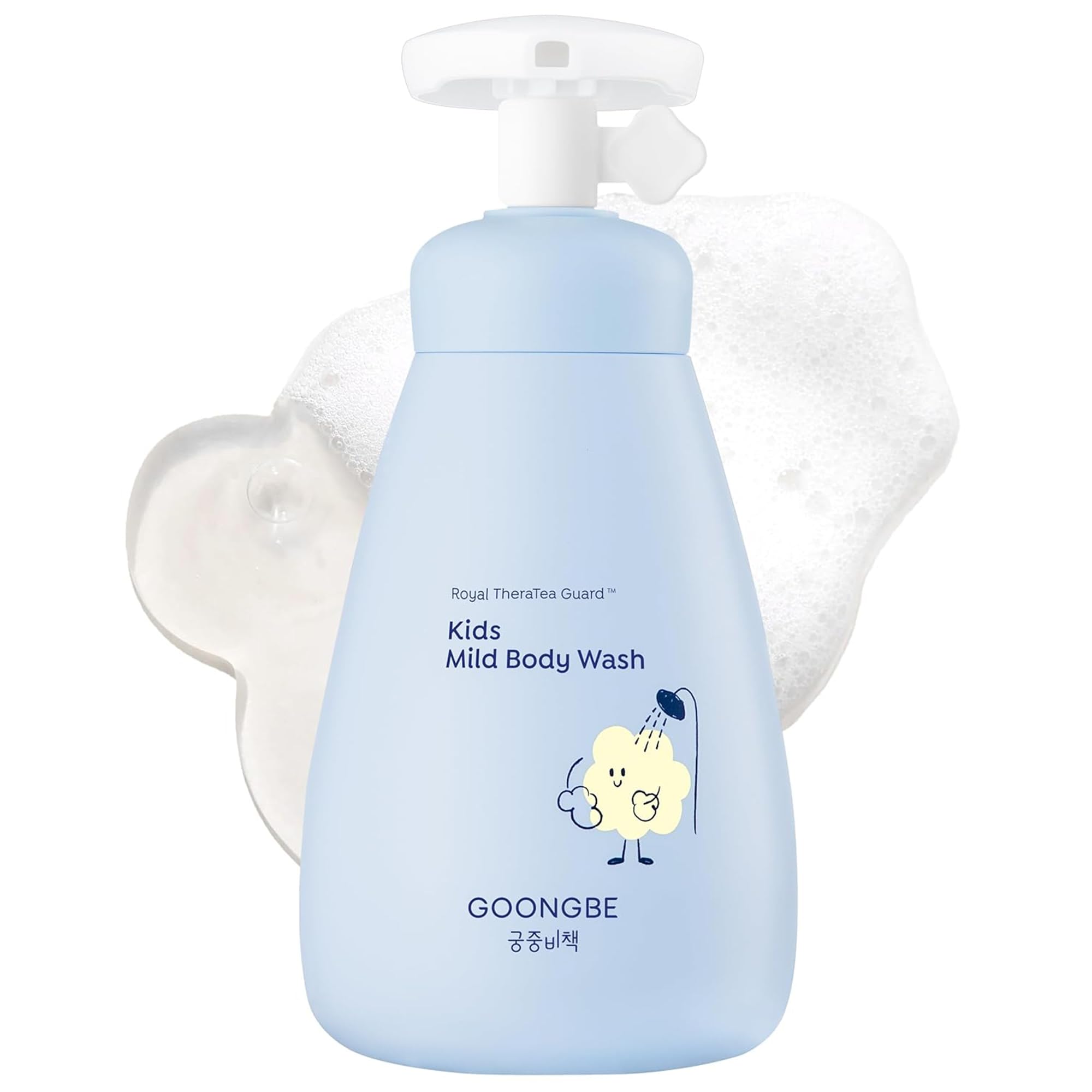 GOONGBE Kids Moisture Body Lotion – 24hr Hydrating Daily Moisturizer for Dry Sensitive Skin – Triple Lipid Complex (Ceramide, Squalane, Cica) – Fast-Absorb Non-Sticky, Allergen-Free 8.45oz