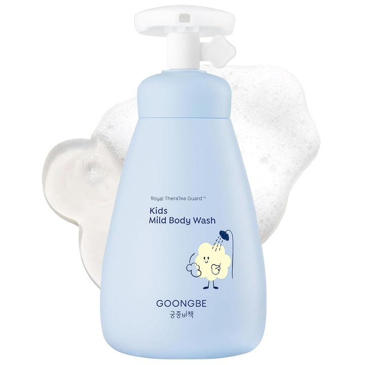 GOONGBE Kids Moisture Body Lotion – 24hr Hydrating Daily Moisturizer for Dry Sensitive Skin – Triple Lipid Complex (Ceramide, Squalane, Cica) – Fast-Absorb Non-Sticky, Allergen-Free 8.45oz