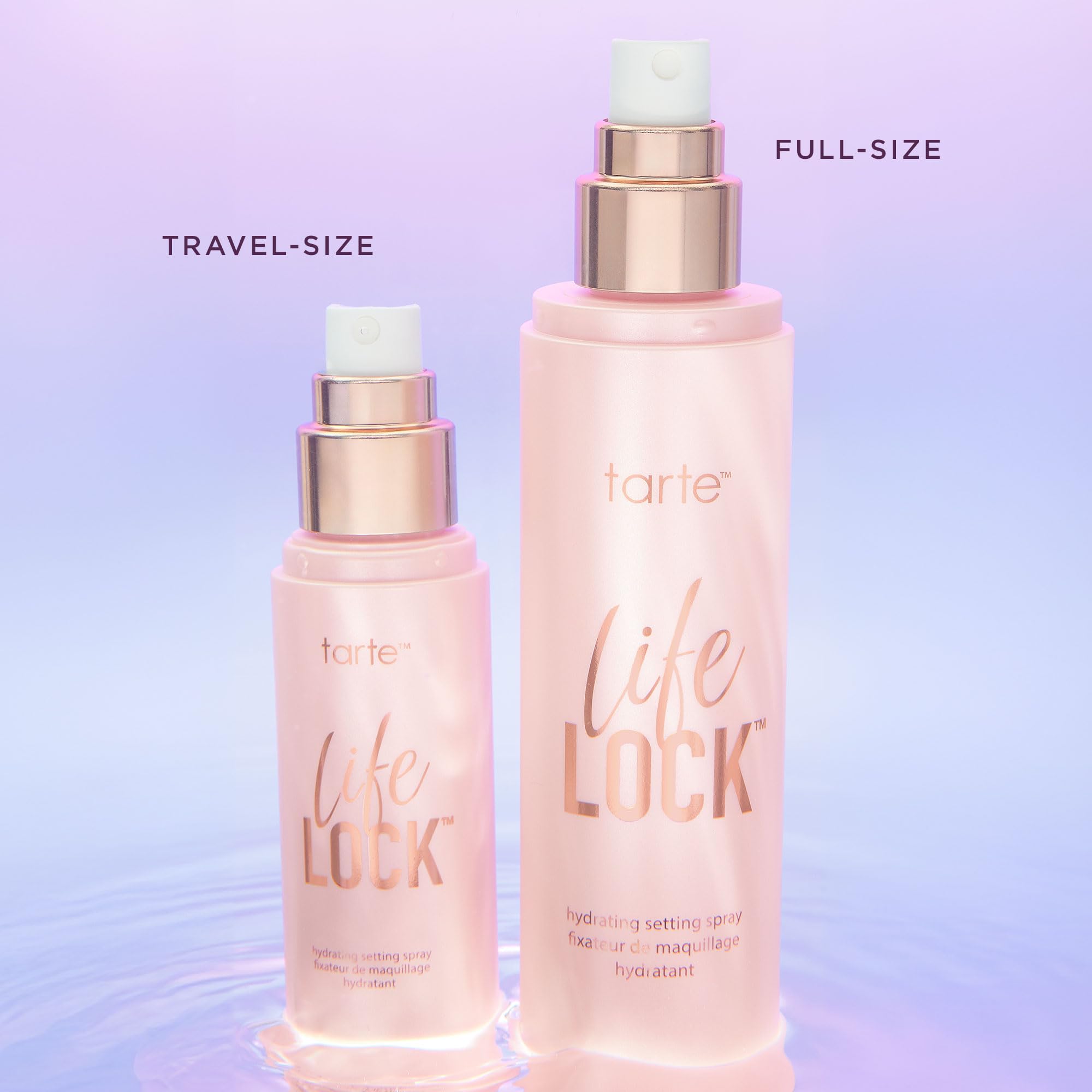 tarte Life Lock Hydrating Setting Spray – 10-in-1 Weightless Mist with Hyaluronic Acid to Hydrate & Lock Long-Lasting Makeup, Waterproof, Sweatproof & Transfer-Resistant, Vegan & Cruelty Free