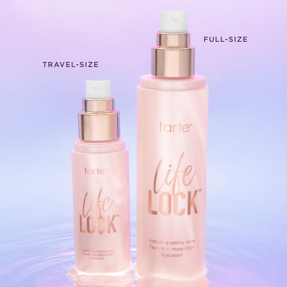 tarte Life Lock Hydrating Setting Spray – 10-in-1 Weightless Mist with Hyaluronic Acid to Hydrate & Lock Long-Lasting Makeup, Waterproof, Sweatproof & Transfer-Resistant, Vegan & Cruelty Free