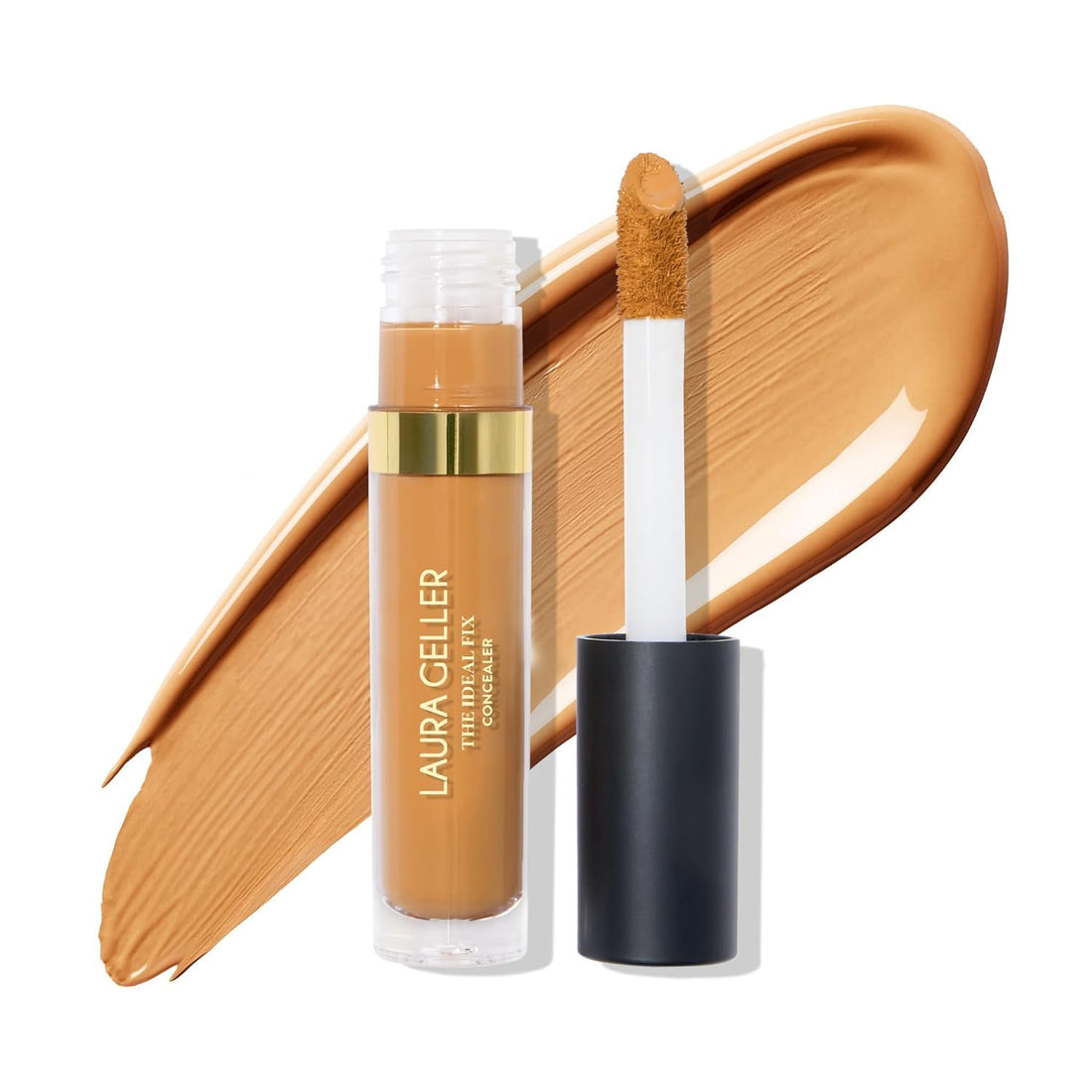 LAURA GELLER NEW YORK The Ideal Fix Concealer (Tan) - Long-Lasting Liquid Concealer For Covering Under Eye Dark Circles & Blemishes Halalzen
