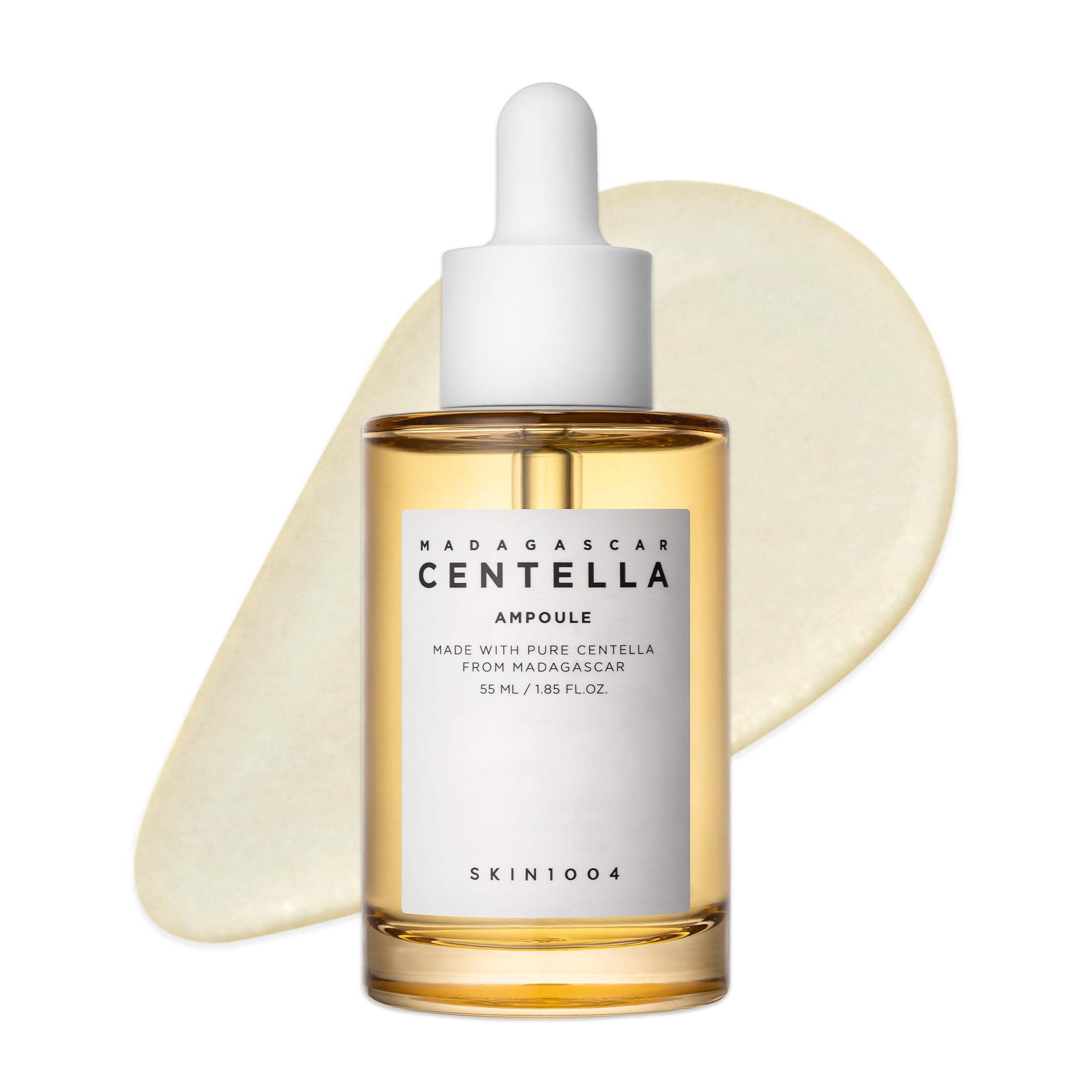 SKIN1004 Madagascar Centella Asiatica Ampoule Facial Serum 1.85 fl.oz, 55ml, Soothes Acne Prone and Sensitive Skin Halalzen