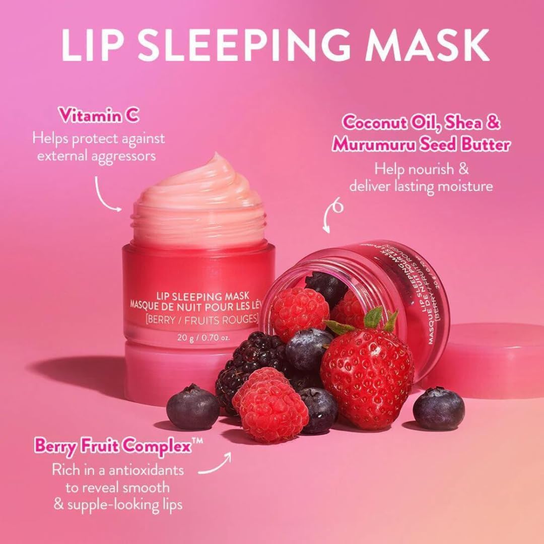 LANEIGE Lip Sleeping Mask EX – Intensive Overnight Lip Treatment with Berry Complex – Deep Hydration and Nourishment for Dry, Chapped Lips – Smooth, Soft and Supple Lips by Morning (20g) Halalzen