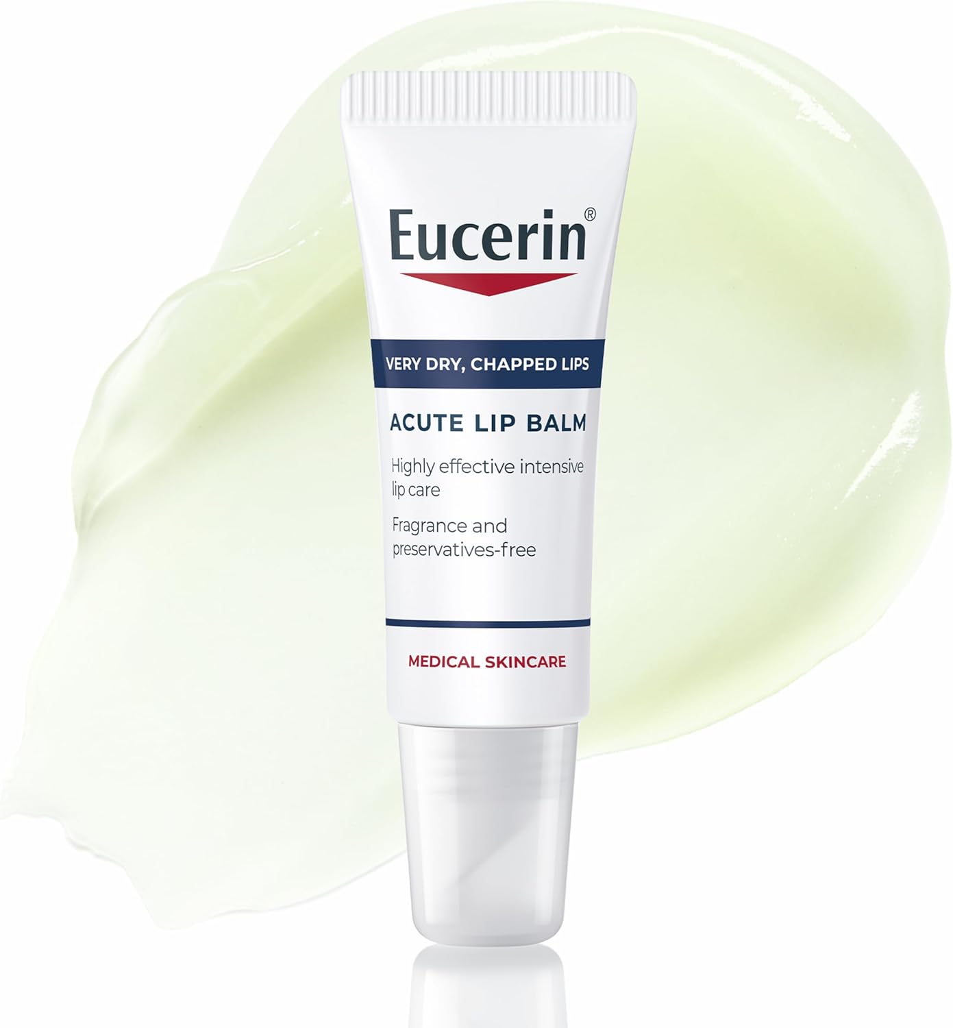 Eucerin Acute Lip Balm 10ml, Nourishing Lip Care for Very Dry, Chapped Lips, Dry Lips Treatment with Ceramides and Natural Ingredients Halalzen