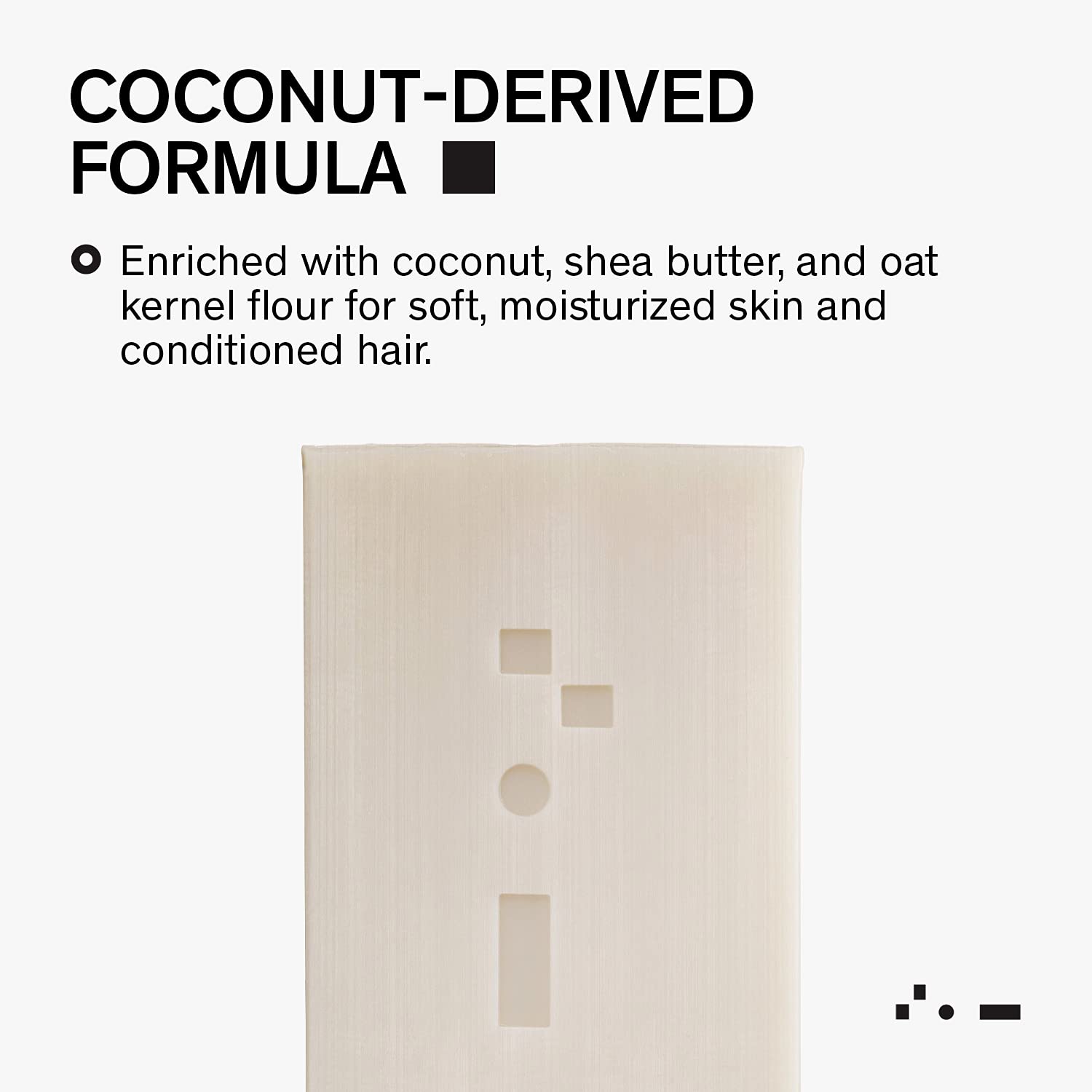 Bravo Sierra Pain de Savon Corps et Cheveux Tout-en-Un - Fève Tonka & Citron, 200 g - Noix de Coco, Beurre de Karité et Farine d'Avoine pour une Peau Douce et des Cheveux Sains