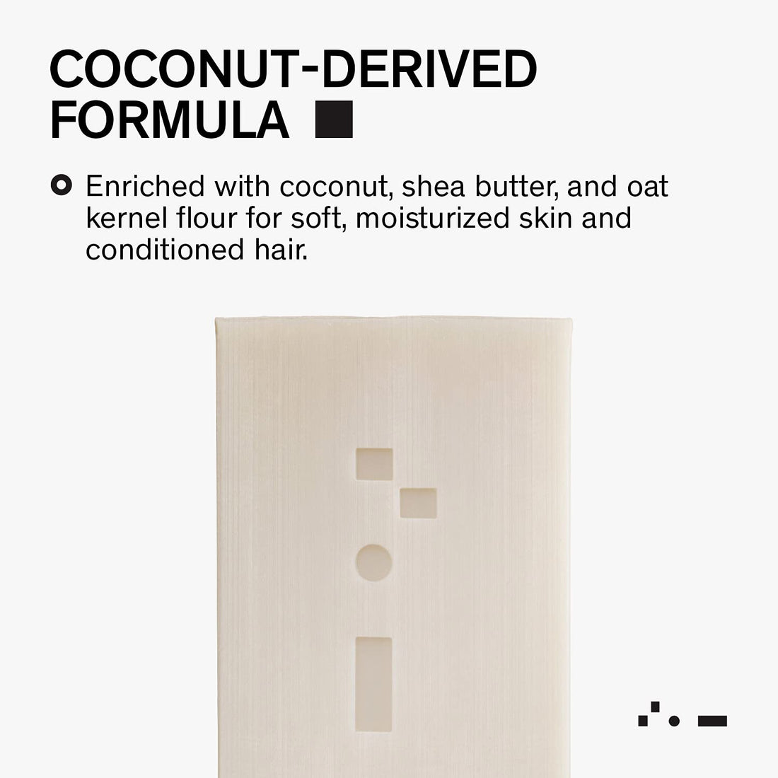 Bravo Sierra Pain de Savon Corps et Cheveux Tout-en-Un - Fève Tonka & Citron, 200 g - Noix de Coco, Beurre de Karité et Farine d'Avoine pour une Peau Douce et des Cheveux Sains