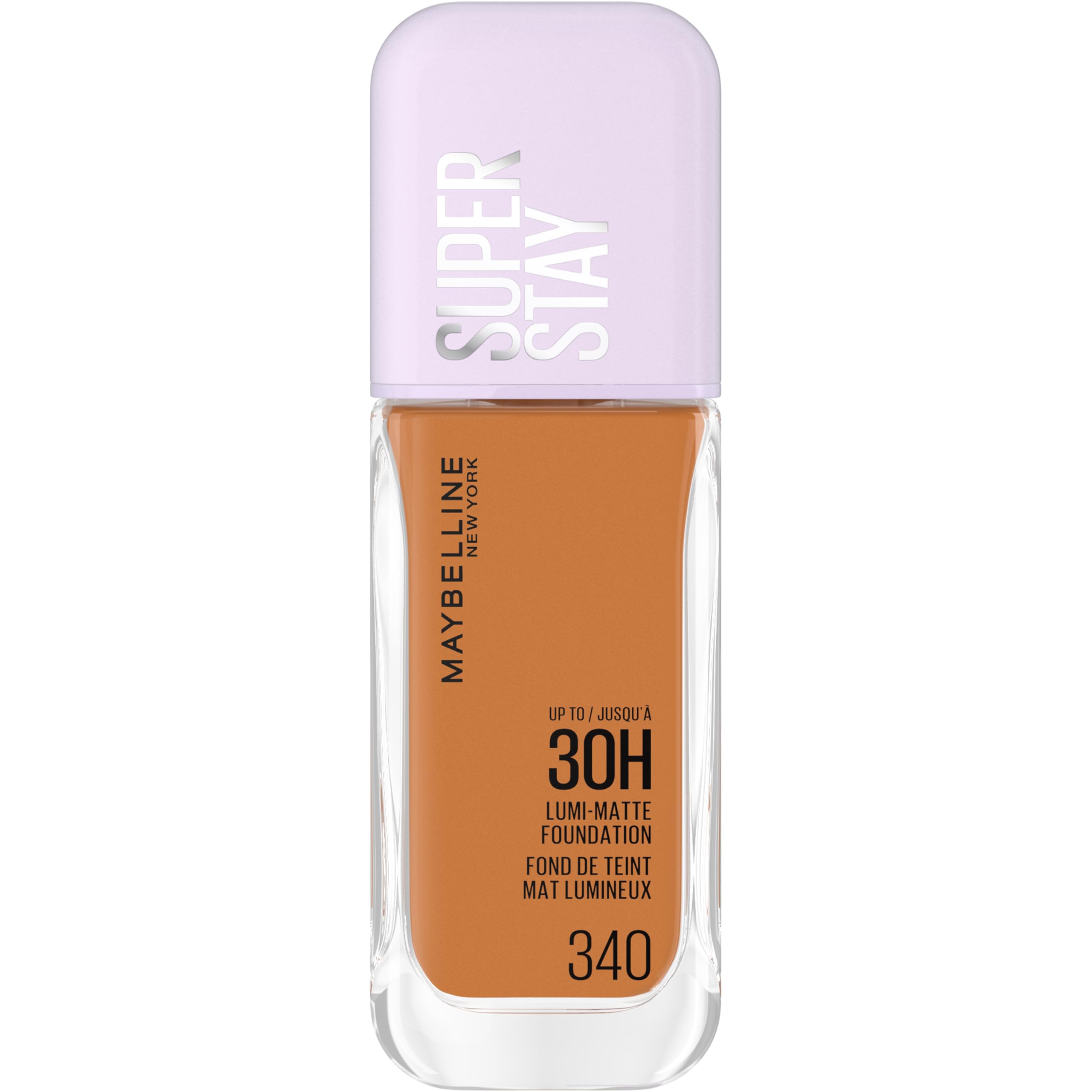 Maybelline New York Super Stay up to 30HR Lumi-Matte Foundation, Medium-Full Coverage, Vegan Formula*, Amino Acids, Niacinamide, Vitamin E, All Day Wear - Shade: 118 Halalzen