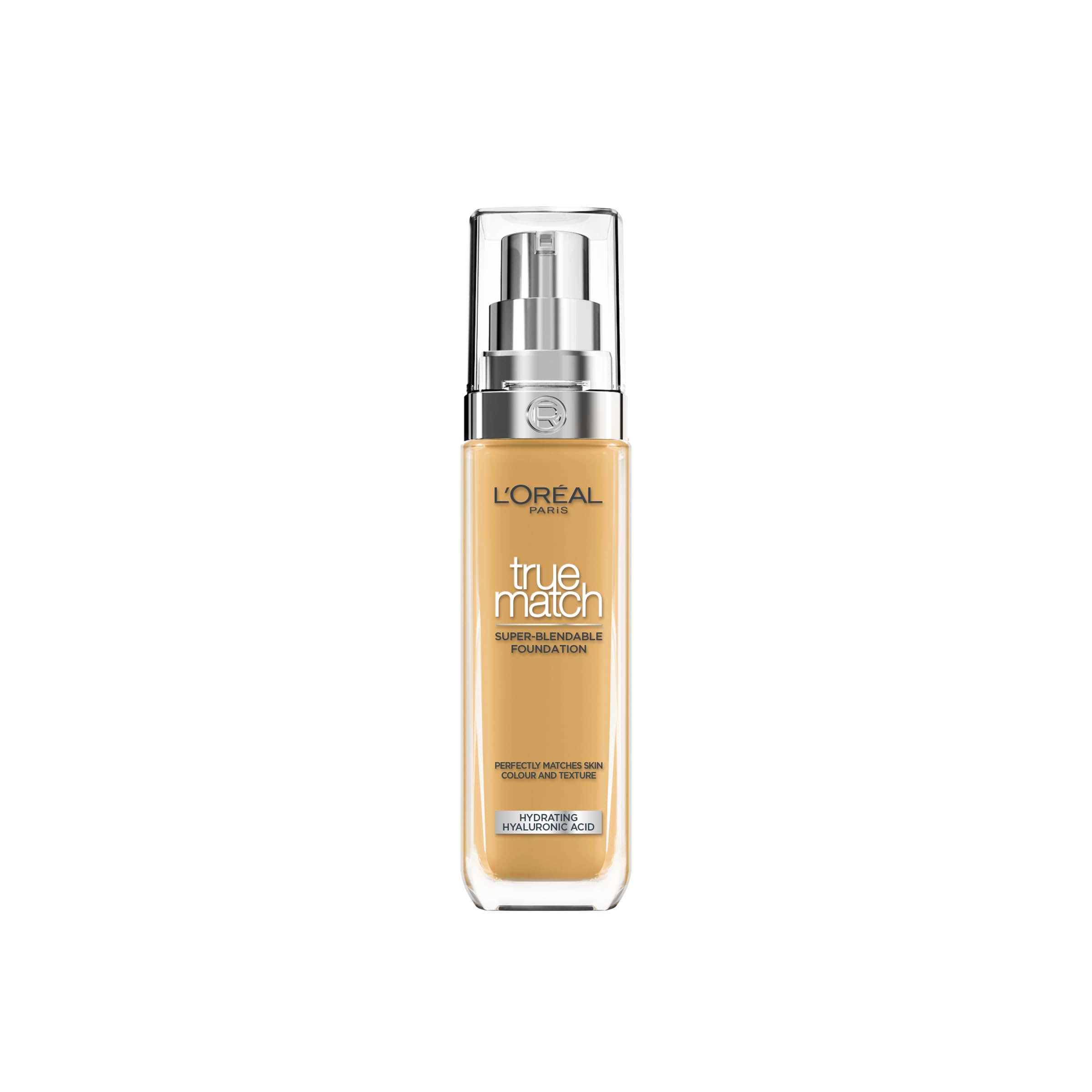 L'Oréal Paris Foundation for Face, Skincare Infused with Hyaluronic Acid, True Match Hydrating Liquid Foundation for All Skin Tones, SPF 16, 1N Ivory, 30 ml Halalzen