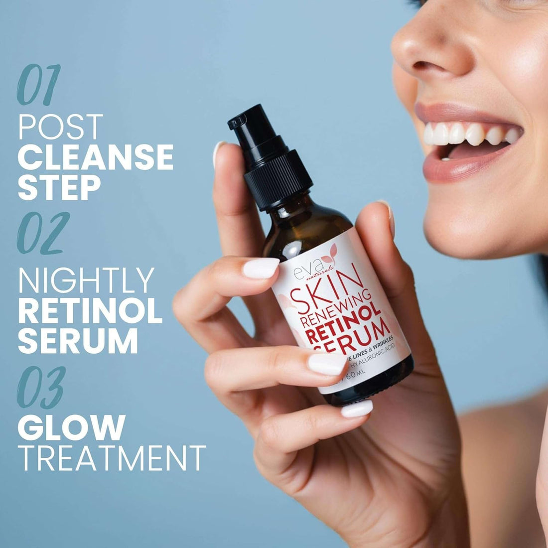 Eva Naturals Vitamin C+ Serum for Face – Anti-Aging Facial Serum with Niacinamide, Retinol, Hyaluronic Acid, Salicylic Acid & Rosehip Oil for Dark Spots, Uneven Skin Tone & Radiant Glow (30 mL)