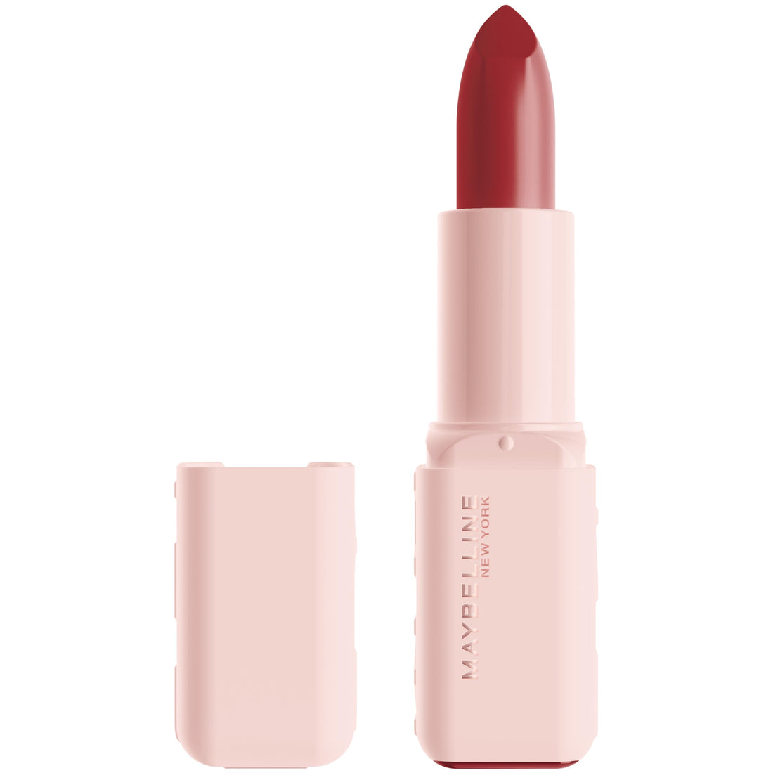 MAYBELLINE Serum-Lippenstift, Feuchtigkeitsspendendes Lippen-Make-up mit 8 Stunden Lippenauffüllender Feuchtigkeit mit Hyaluronsäure + Öl-Mischung, Wild Card (Mitteltoniges Rot Matt)