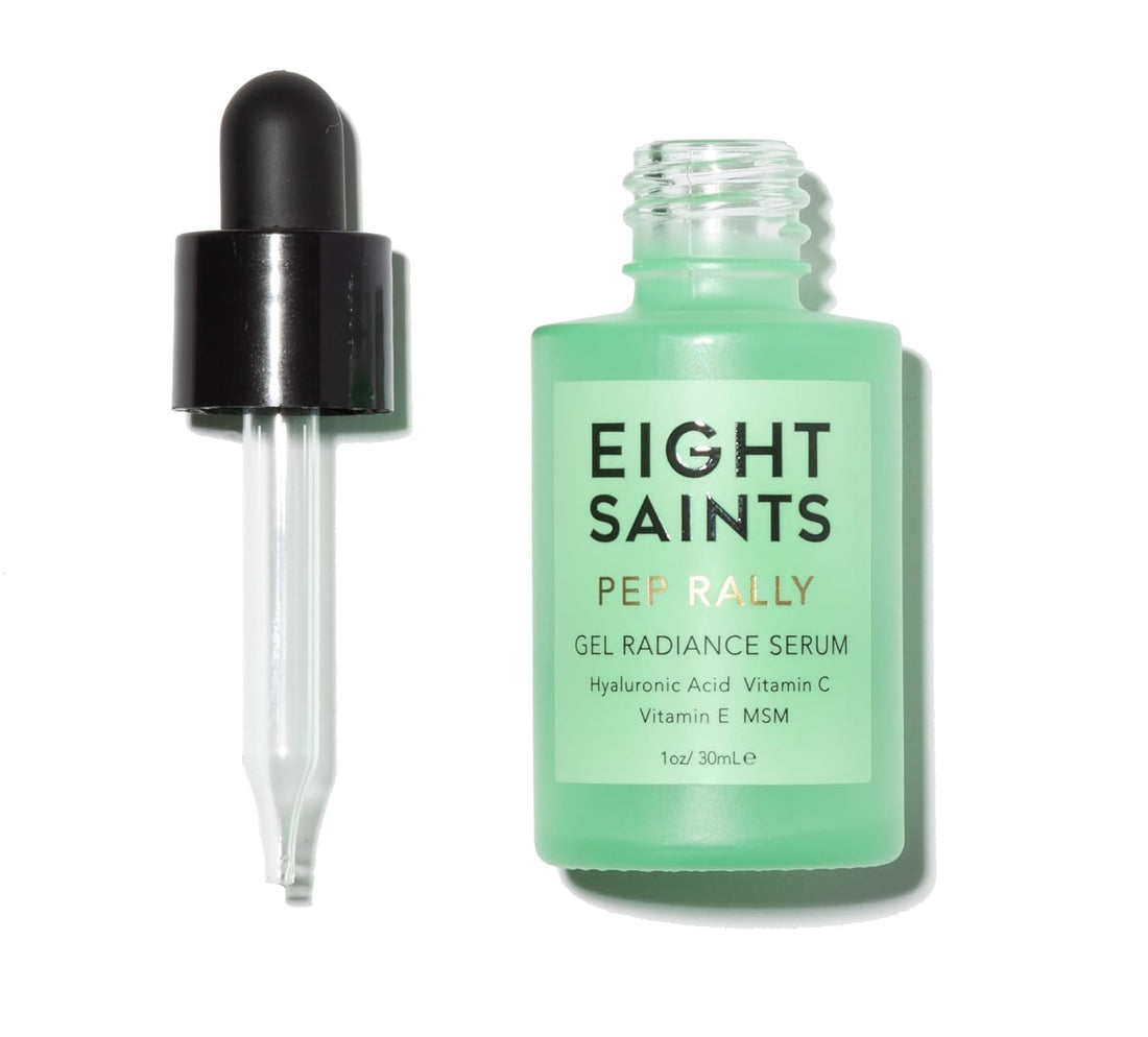 Eight Saints Skincare Pure Hyaluronic Acid Serum for Face Plumping, Vitamin C Face Serum with Vitamin E for Fine Lines, Reduces Wrinkles, Firming, Hydrating, Anti-Aging, 1 oz Halalzen