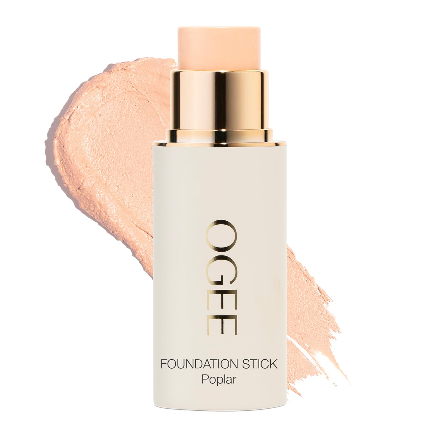 Ogee Sculpted Complexion Foundation Stick (Mahogany 14.5N - Deep Cocoa, Rich Undertones) Full Coverage Foundation Makeup - Instantly Balance & Even Complexion - 70% Organic Ingredients