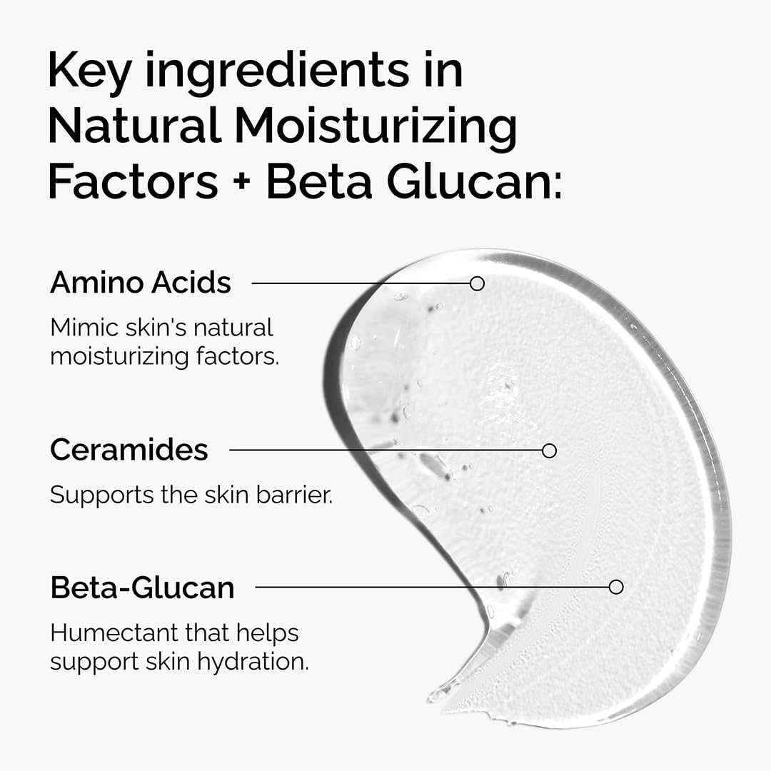 The Ordinary Natural Moisturizing Factors + Beta Glucan, Lightweight Gel Moisturizer for All-Day Hydration, 100ml