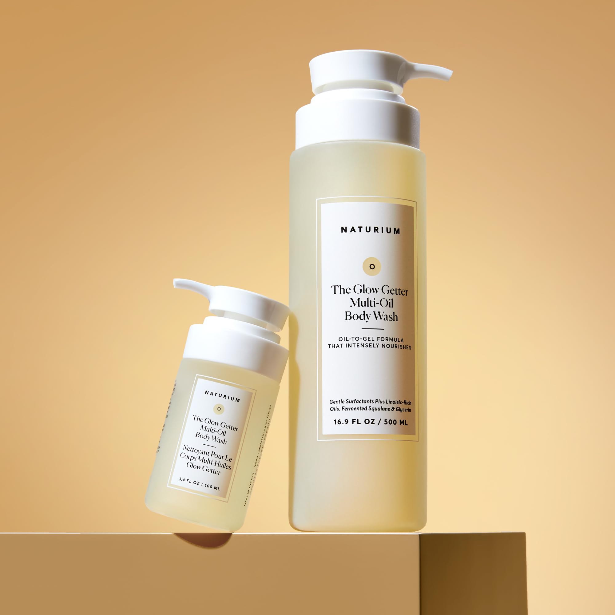 Naturium The Smoother Glycolic Acid Exfoliating Body Wash, Soft & Smoothing Cleanser | 16.9 FL OZ / 500 ML