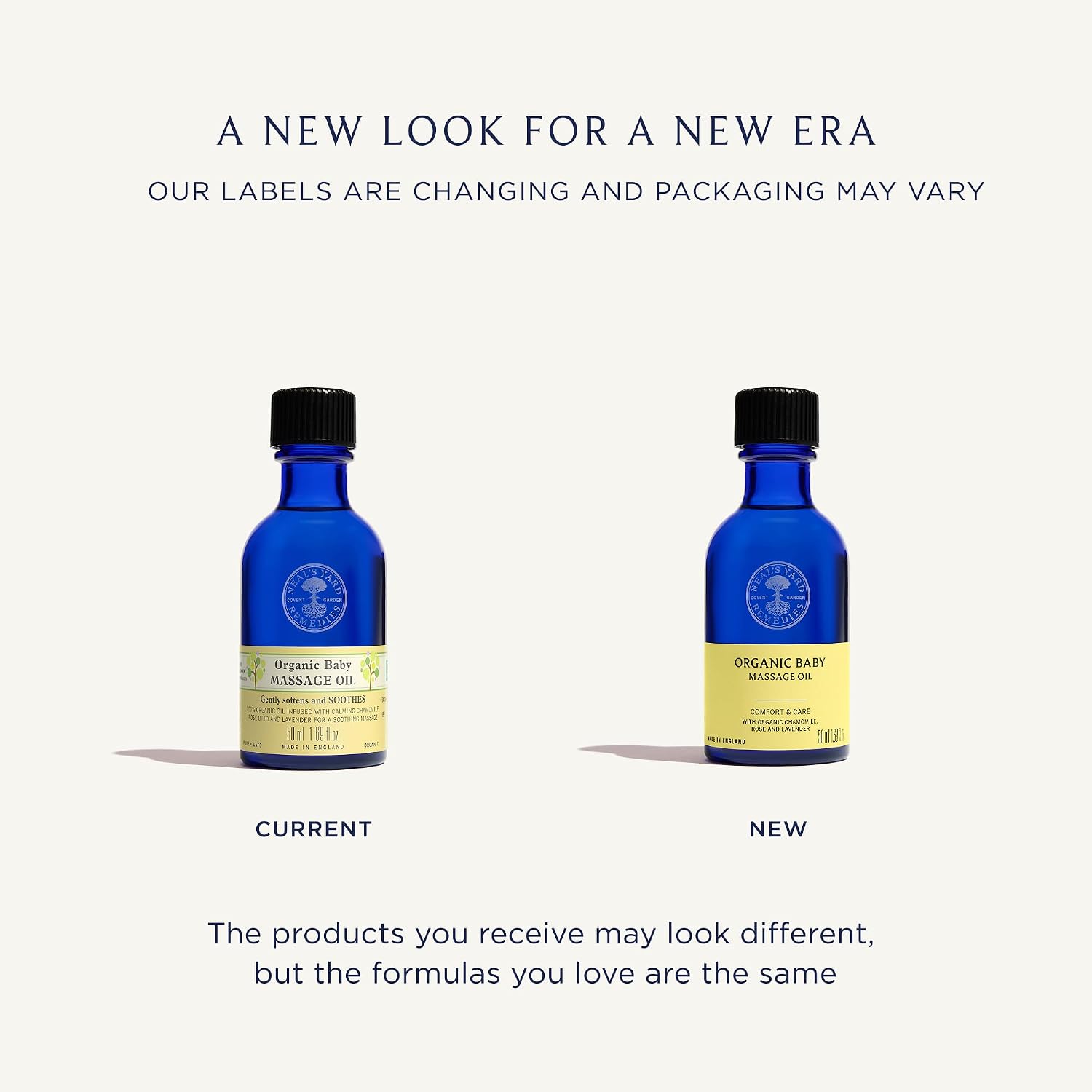 Neal's Yard Remedies | Baby Massage Oil | Vegan | Organic Lavender and Rose Otto | Soothing & Bonding Massage | Easy on Infant's Soft Delicate Skin |50 ml Halalzen