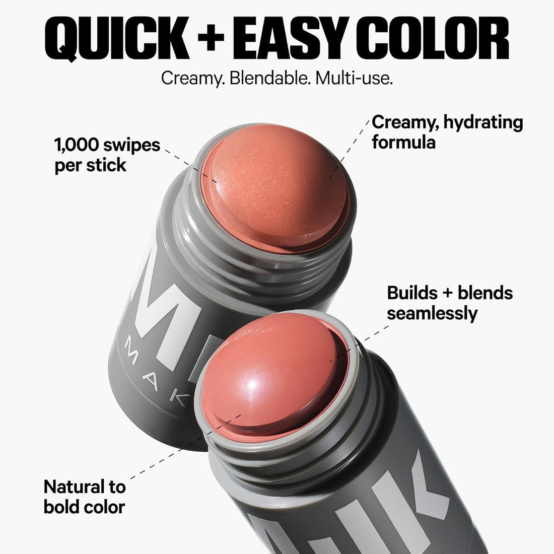 Milk Makeup Hydro Grip Set + Refresh Spray with Hyaluronic Acid – Sets Makeup + Hydrates Skin for Up to 12 Hours – Long-Lasting, Alcohol-Free Facial Mist for Dewy, Radiant Skin