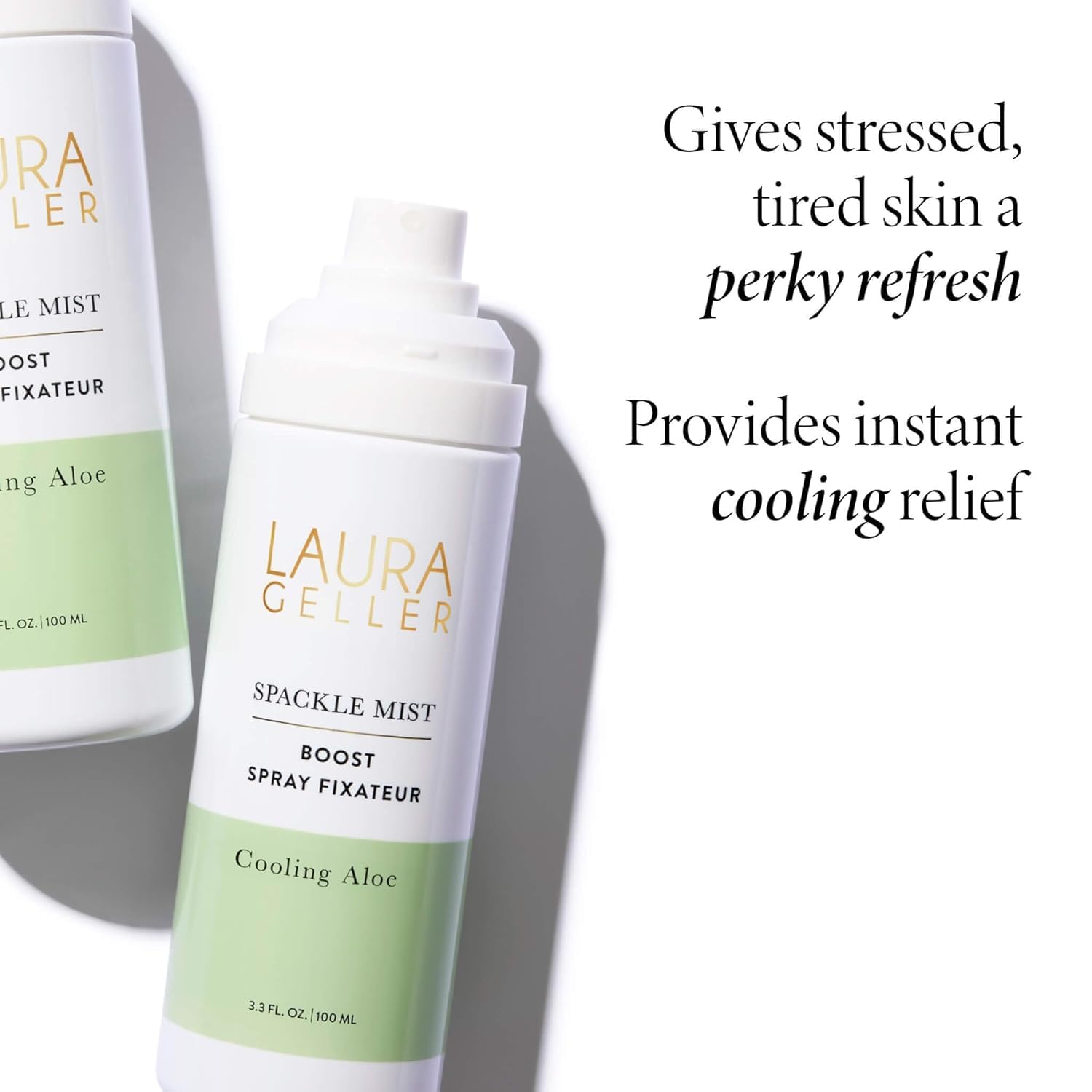 LAURA GELLER NEW YORK Spackle Mist Boost Setting Spray with Electrolytes - Long-Lasting Makeup Spray with Blue Light Protection - Dewy Skin Makeup Setting Spray