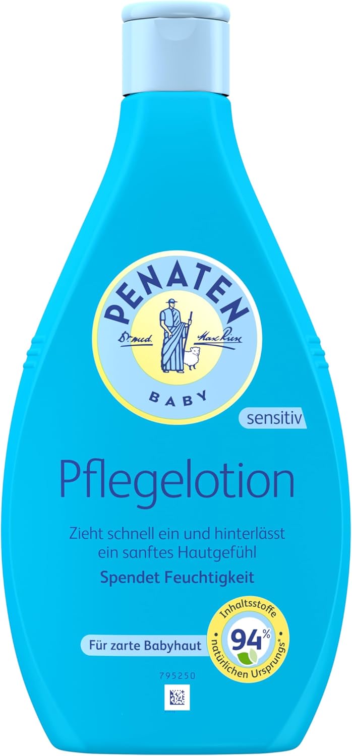 Penaten Care lotion, baby skin care body lotion, gentle care and fast absorbing moisture for delicate baby skin (1 x 400 ml)