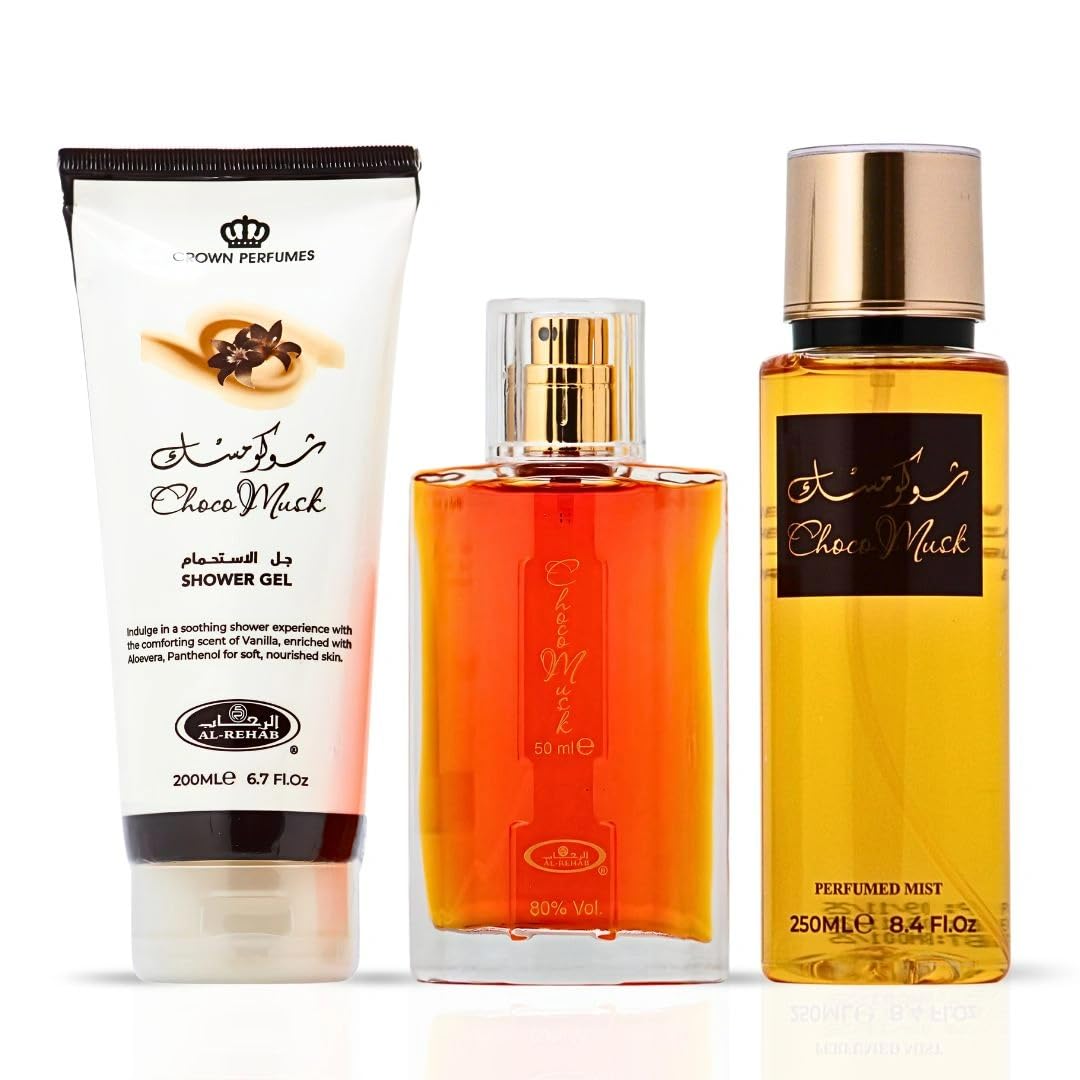 Al-Rehab Choco Musk Eau de Parfum Spray für Damen, 1,65 oz/50 ml