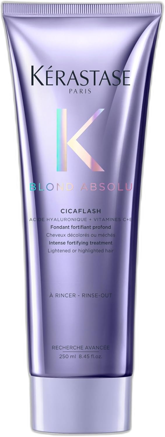 Kérastase Blond Absolu, Repairing, Nourishing Conditioner, For Lightened and Highlighted Hair, With Hyaluronic Acid & Edelweiss Flower, Cicaflash, 250ml
