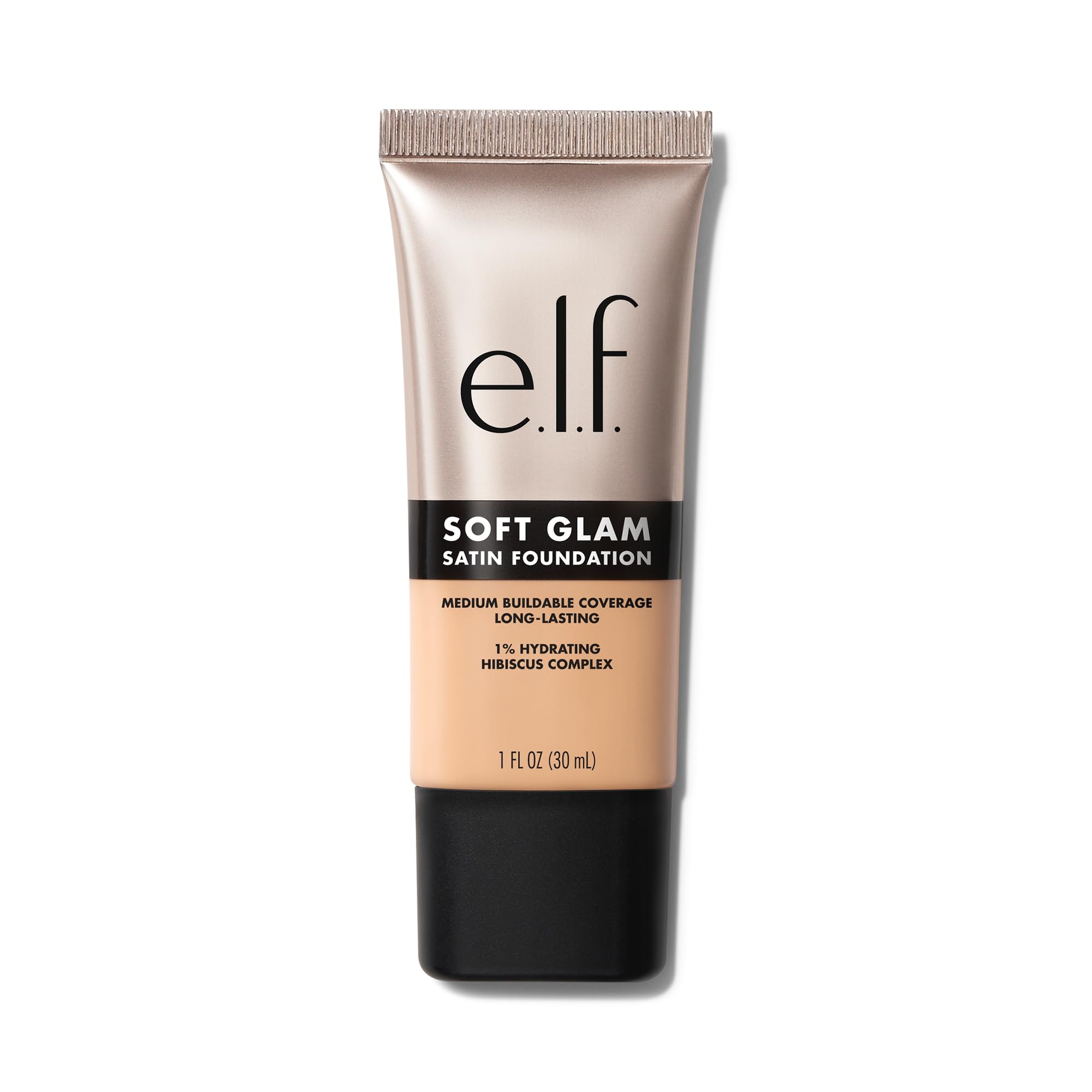 e.l.f. Soft Glam Foundation, Medium Coverage, Long-Lasting & Buildable Foundation For A Smooth, Satin Finish, Vegan & Cruelty-Free, 25 Light Neutral Halalzen
