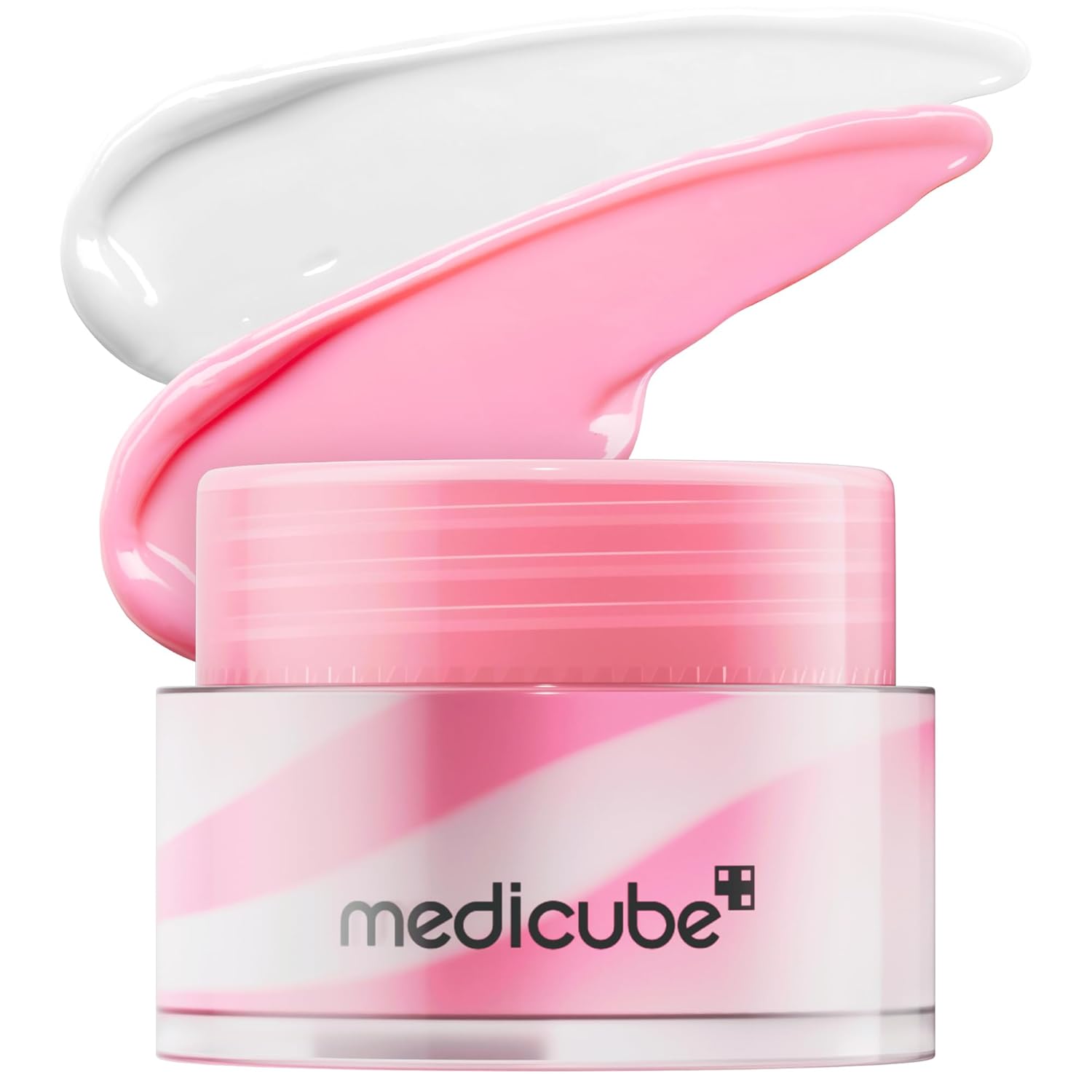 medicube PDRN lip sleeping mask glow balm | Salmon PDRN, Collagen, Shea Butter for Softer Lips, Long-lasting Moisture, Overnight and daily lip care, Korean Skincare 0.35 oz. Halalzen
