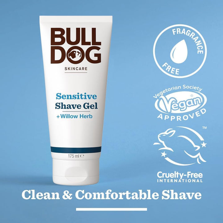 Bulldog Sensitive Shave Gel, 175ml, 1 pack Halalzen