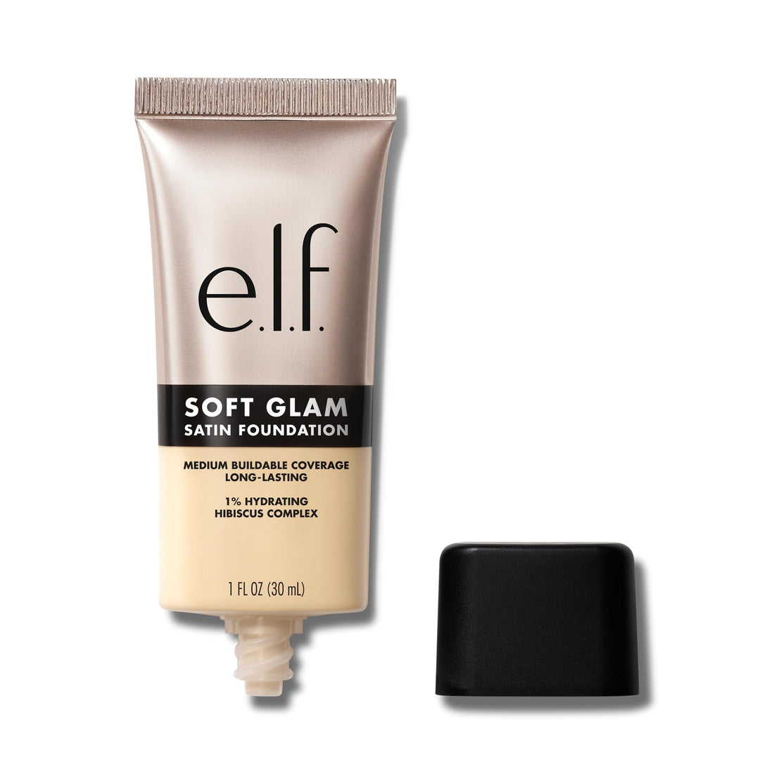 e.l.f. Soft Glam Foundation, Medium Coverage, Long-Lasting & Buildable Foundation For A Smooth, Satin Finish, Vegan & Cruelty-Free, 25 Light Neutral Halalzen