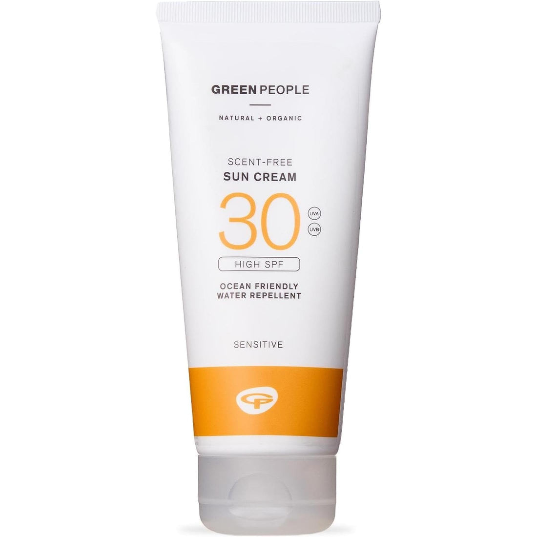Green People Scent Free Sun Cream SPF30 - Natural Sunscreen for Face & Body - Suitable for Sensitive Skin - Non Comedogenic, Reef Safe, 200ml