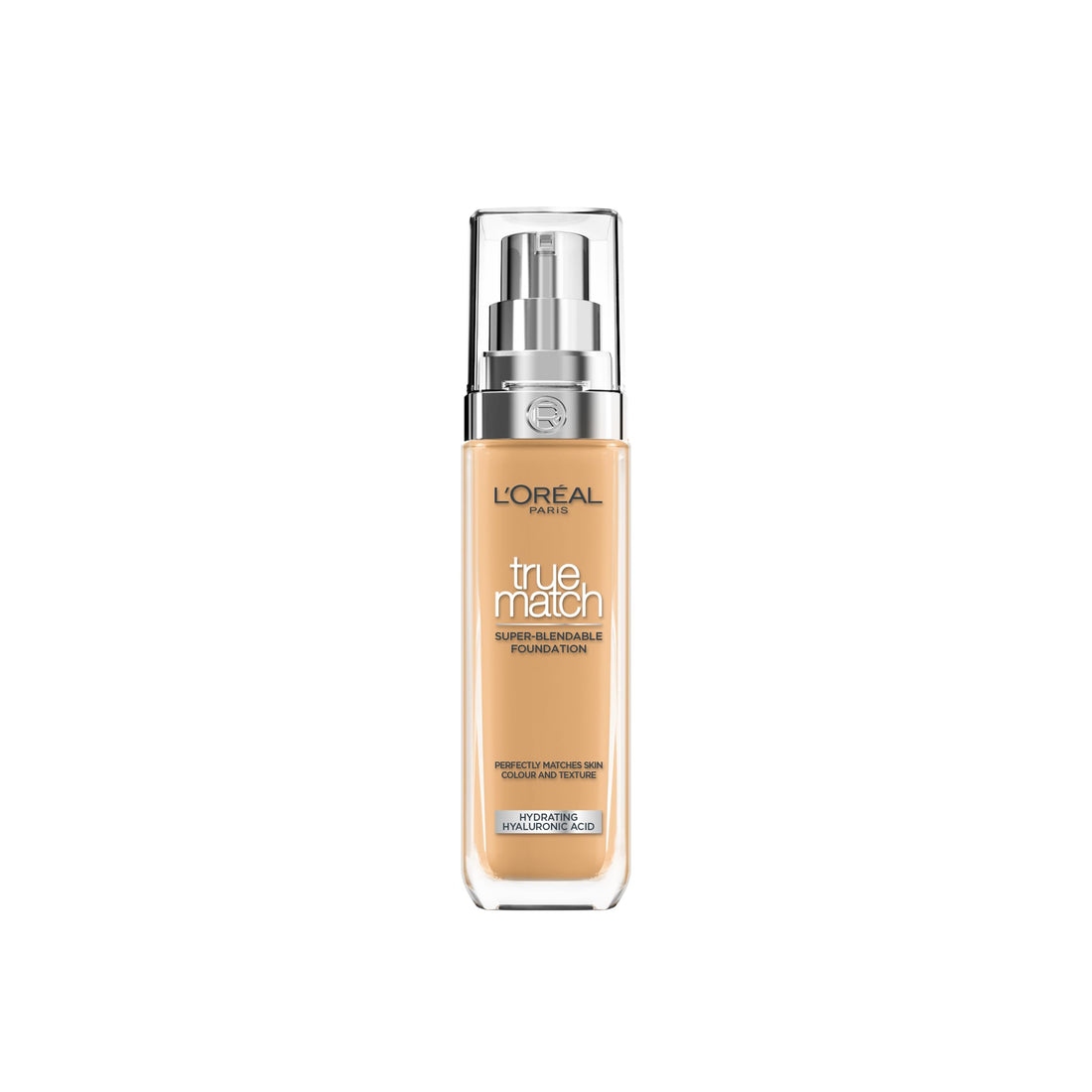 L'Oréal Paris Foundation for Face, Skincare Infused with Hyaluronic Acid, True Match Hydrating Liquid Foundation for All Skin Tones, SPF 16, 1N Ivory, 30 ml Halalzen