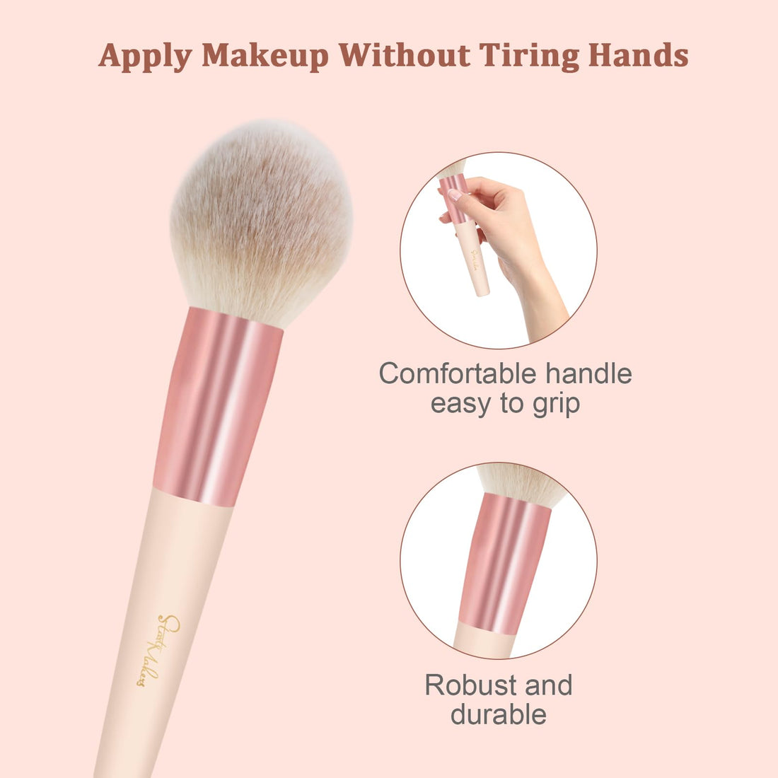 Makeup Brushes 10Pcs Marble Makeup Brush Set Foundation Powder Blush Blending Eyeshadow Brushes Sets Halalzen