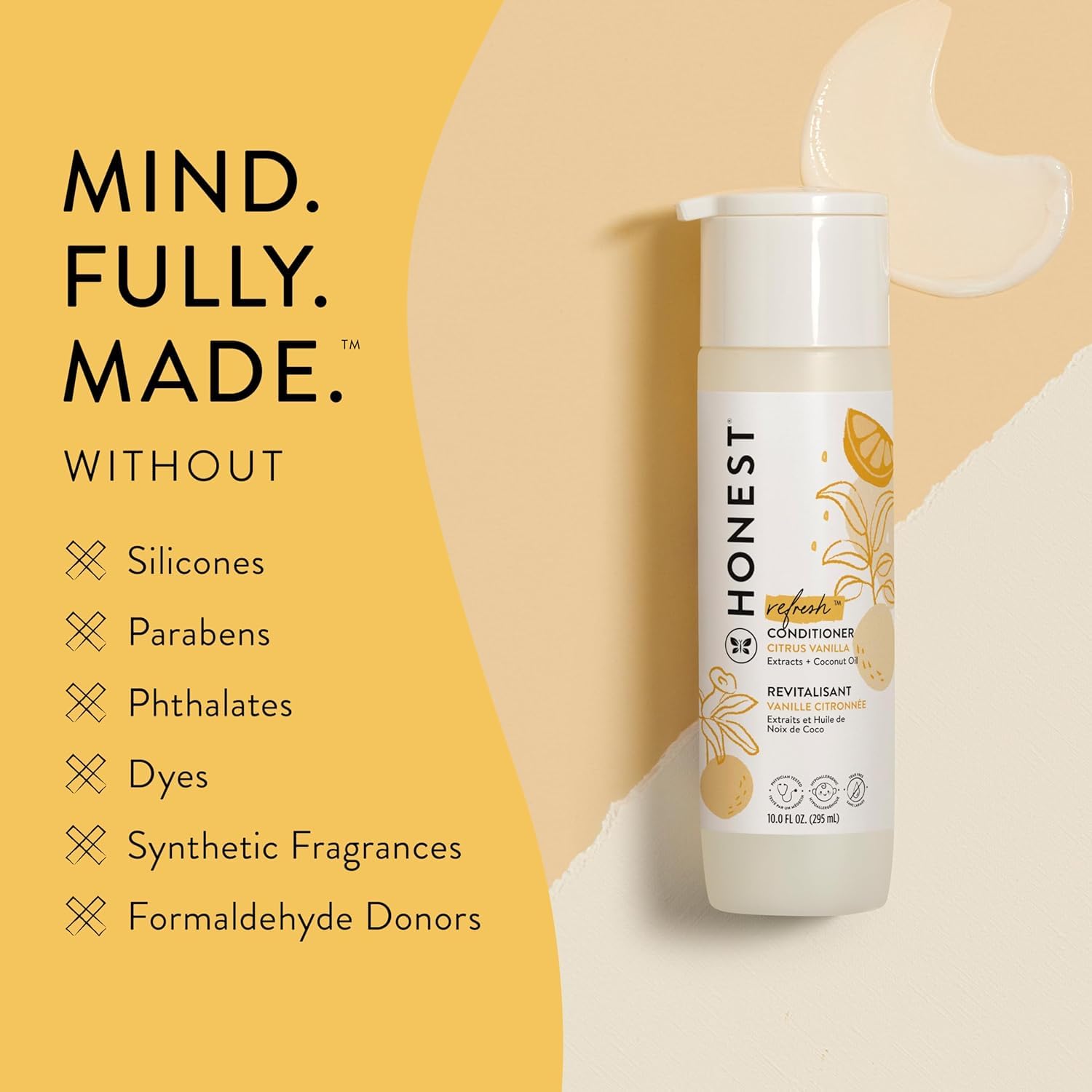 The Honest Company Baby Shampoo, Body Wash & Conditioner Duo, 2-in-1 Cleansing, Silicone-Free, Naturally Derived, Lavender Calm Scent, 20 fl oz Halalzen