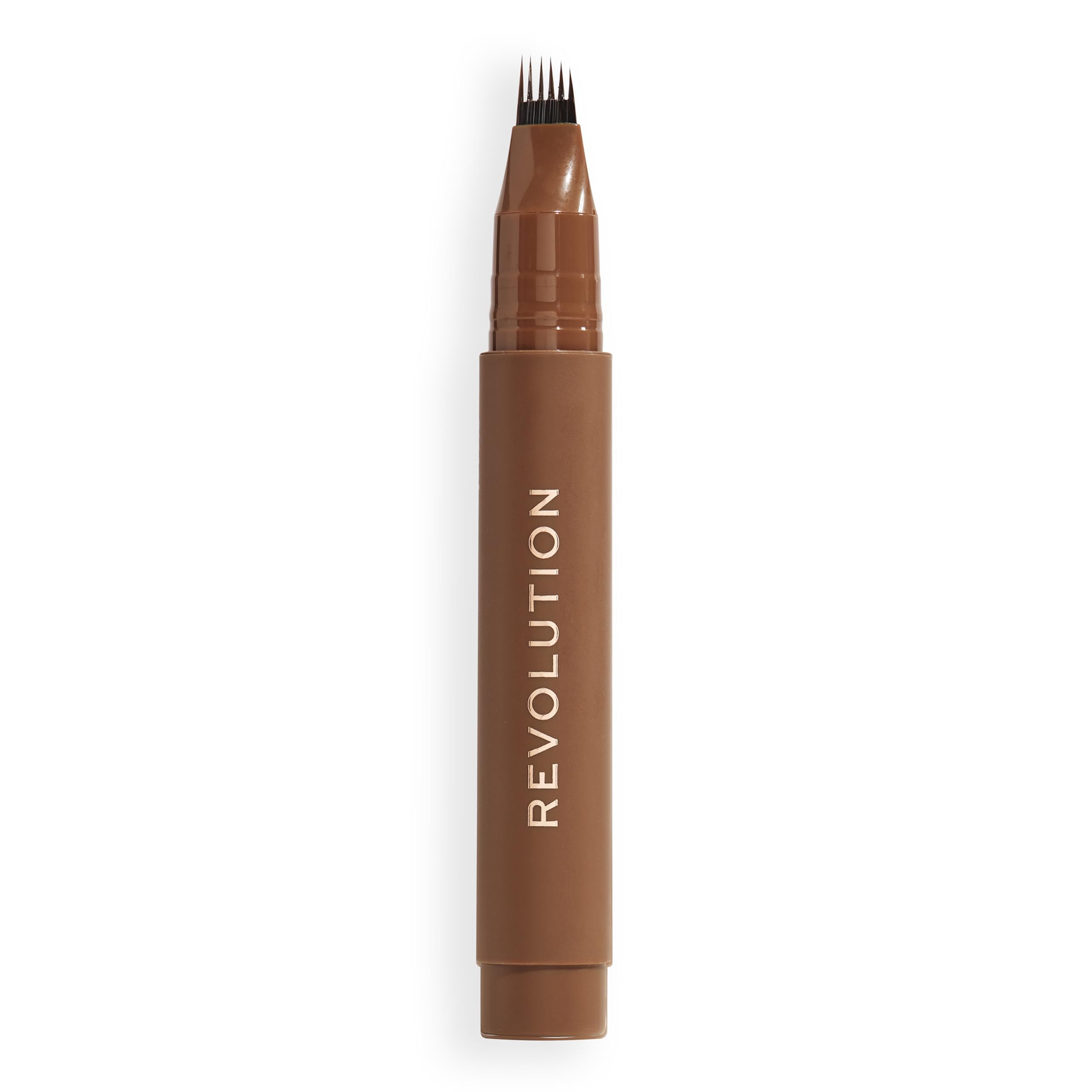 Revolution, Instant Brow Hair Pen, Precision Applicator for Hair-Like Strokes, Long-Lasting Eyebrow Pen, Dark Brown, Vegan & Cruelty-Free, 1.8ml