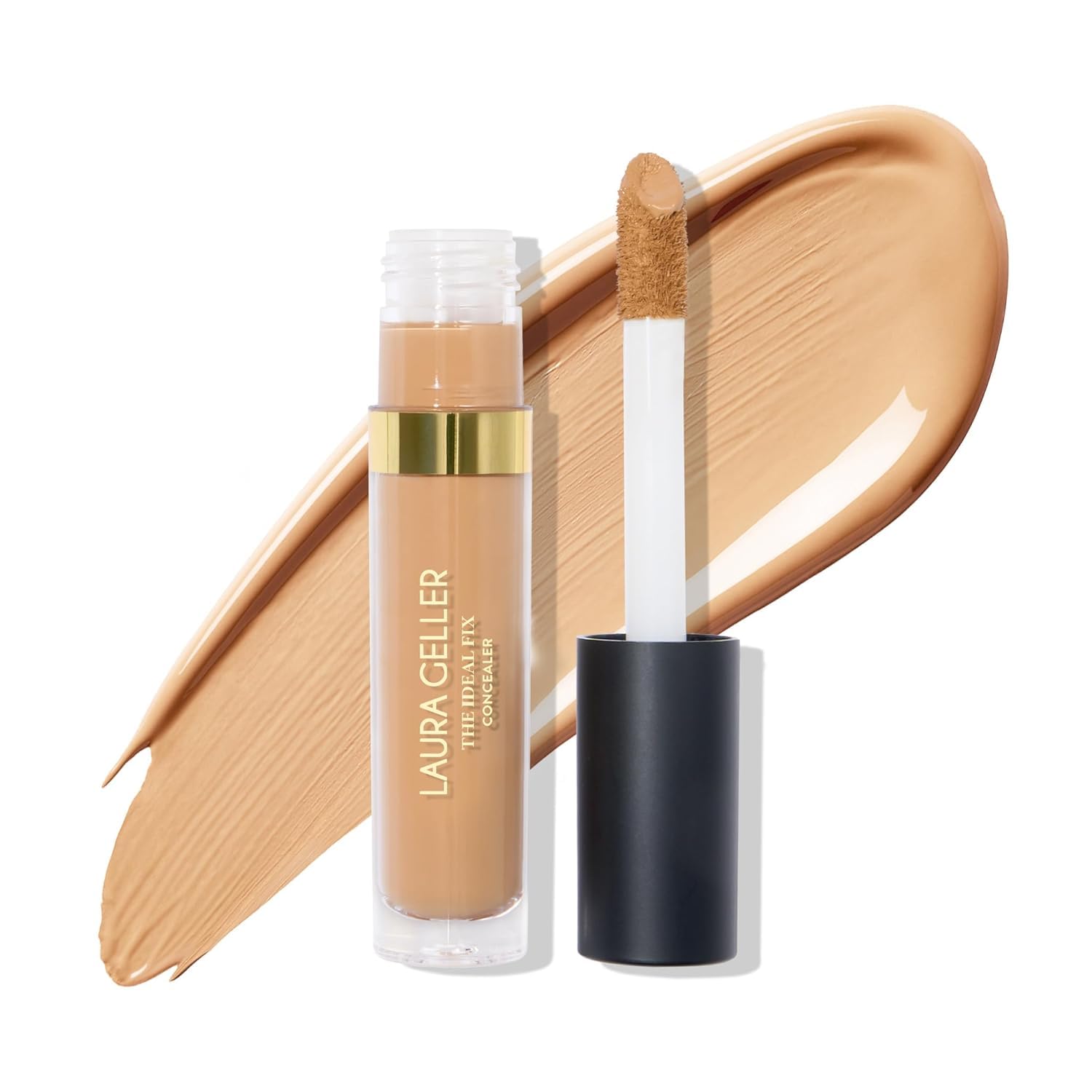 LAURA GELLER NEW YORK The Ideal Fix Concealer (Tan) - Long-Lasting Liquid Concealer For Covering Under Eye Dark Circles & Blemishes Halalzen