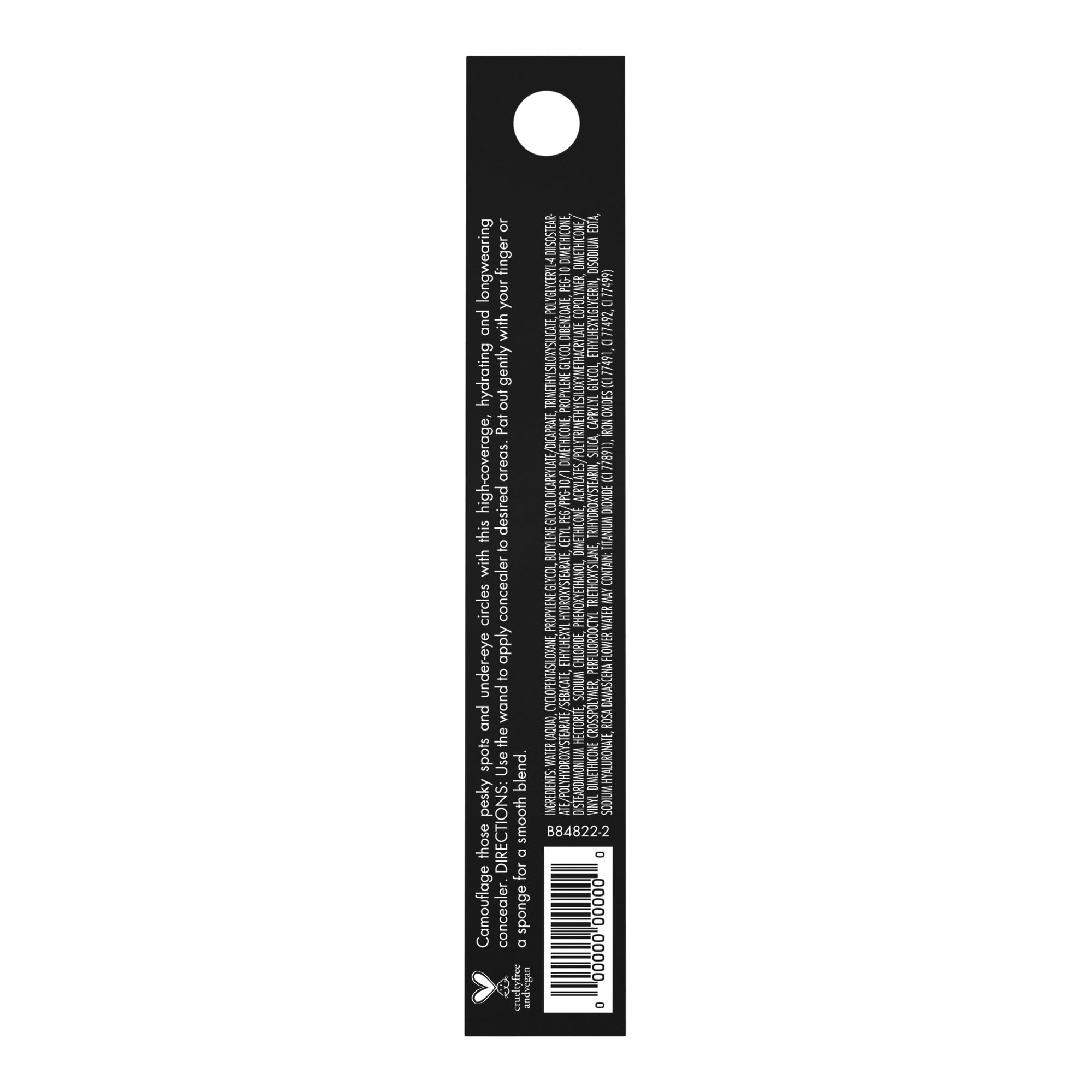 e.l.f. Hydrating Camo Concealer, Satin Finish, Conceals, Corrects & Highlights, Fair Warm, 0.203 Fl Oz (6mL) Halalzen