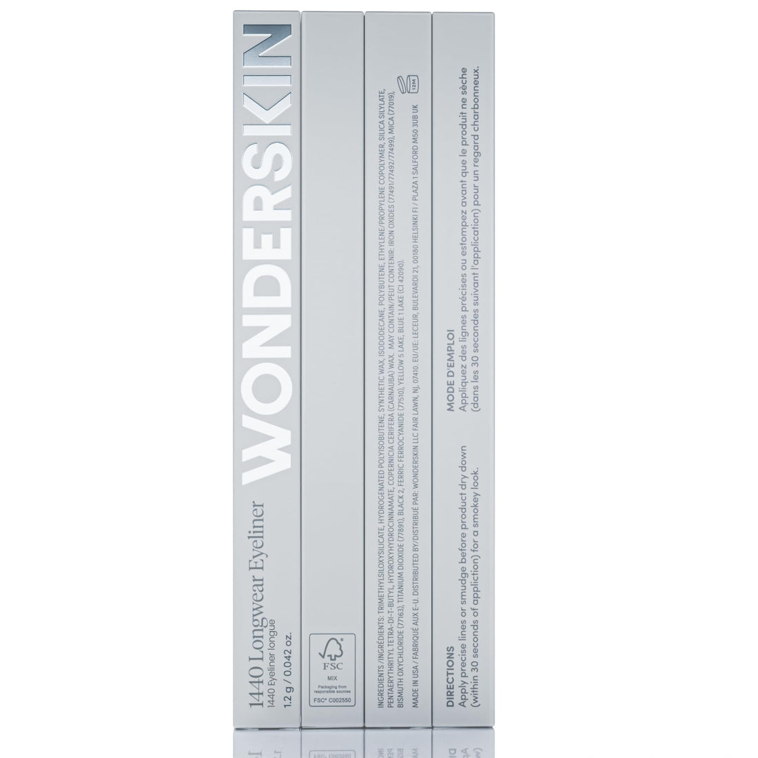Wonderskin 1440 Longwear Purple Eyeliner Pencil - Waterproof, Sharpenable Eyeliner Pencil and Smudge Proof Blue Purple Eye Liner Pencils (Blueberry) Halalzen