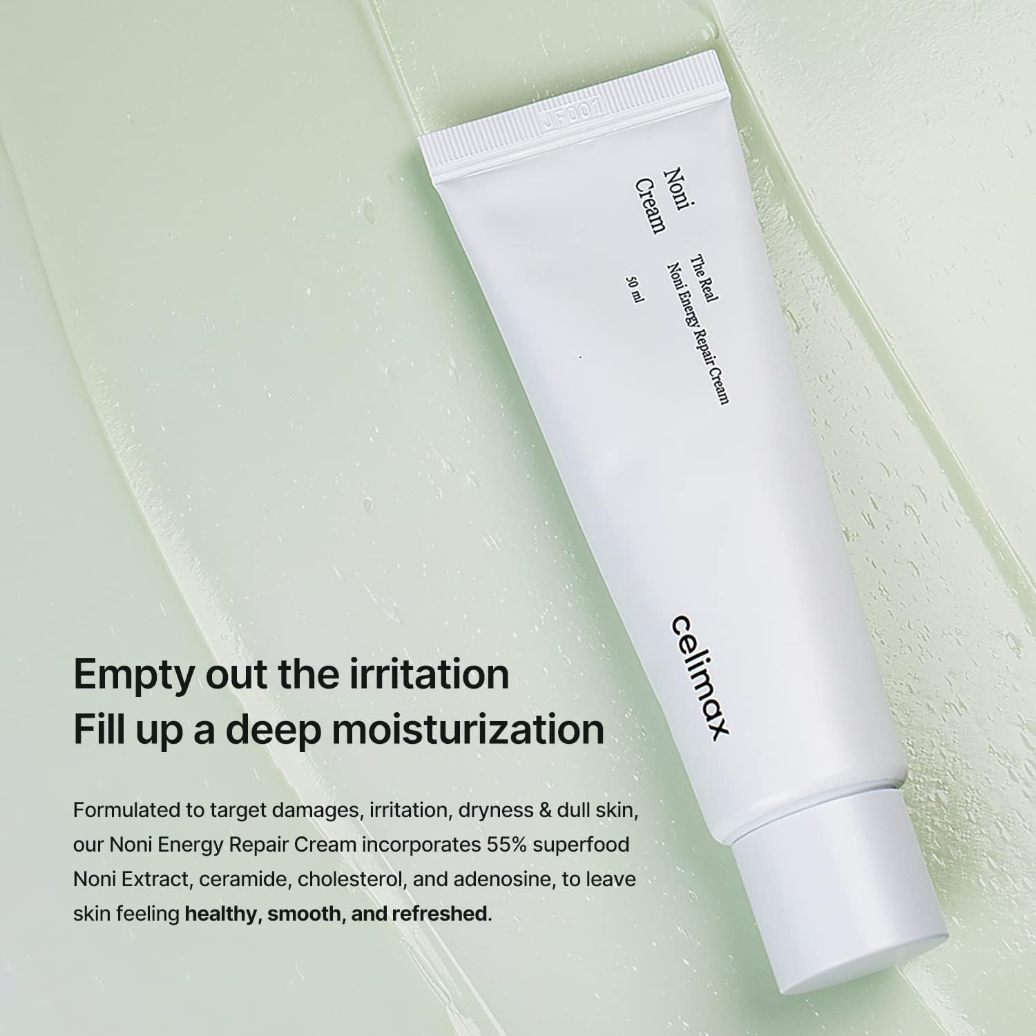 celimax The Real Noni Energy Repair Cream With Ceramide, Moisturizing, Soothing, Hydrating, Anti Aging, Brightening, For Wrinkle & Fine Line, 50Ml