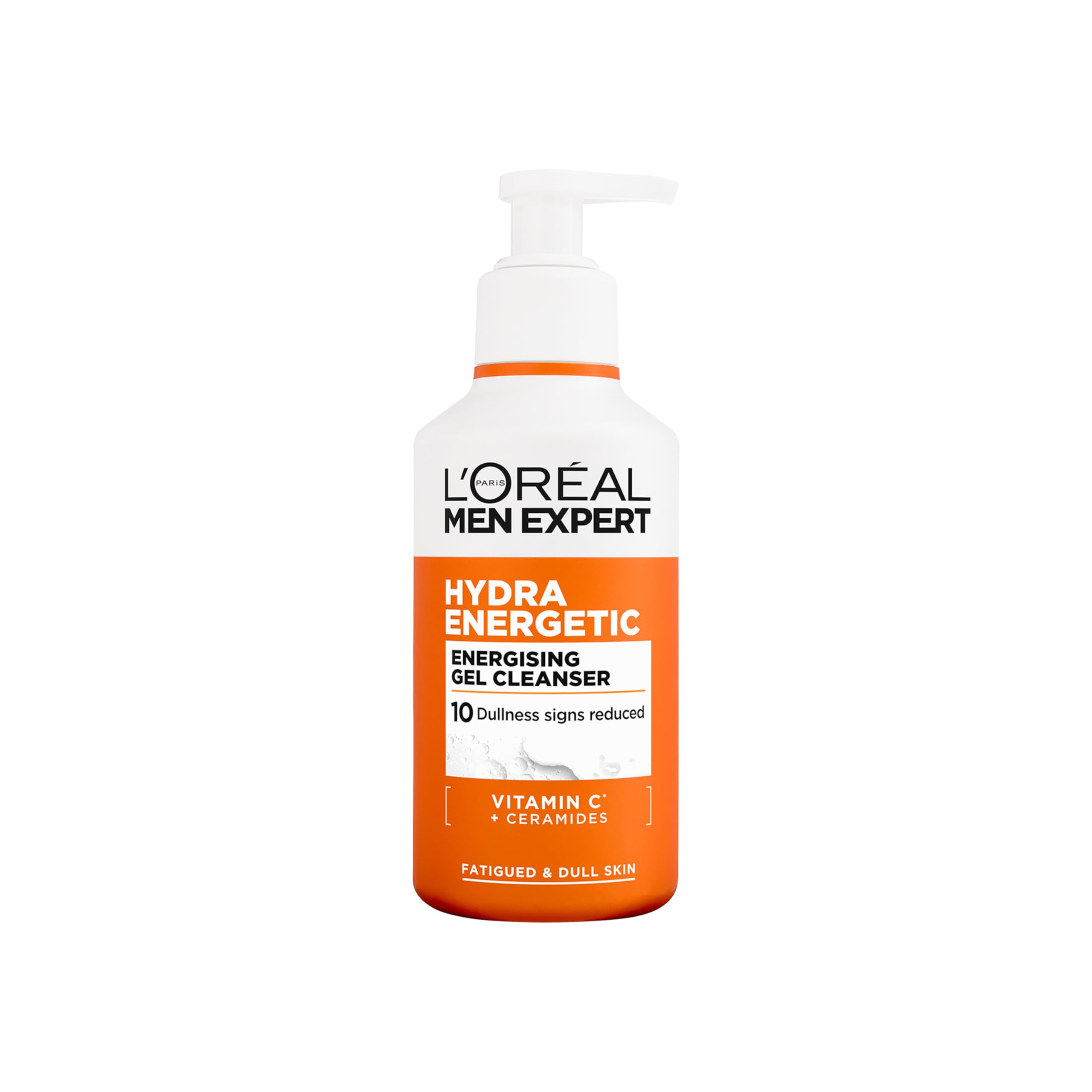 L'Oréal Men Expert Derma Control Purifying Cleansing Gel for Oily & Blemish-Prone Skin, Salicylic Acid & Niacinamide Deep Cleanser, Removes Dead Skin Cells, Unclogs Pores, 260ml