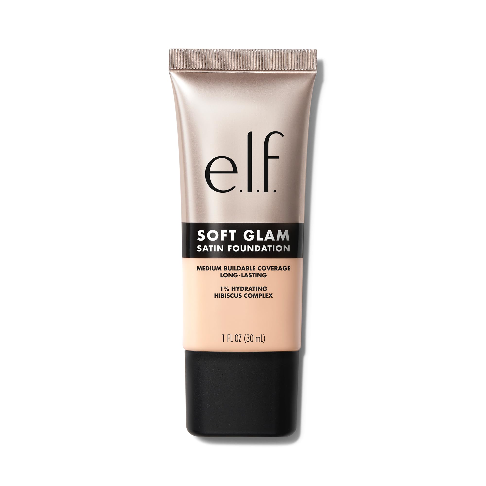 e.l.f. Soft Glam Foundation, Medium Coverage, Long-Lasting & Buildable Foundation For A Smooth, Satin Finish, Vegan & Cruelty-Free, 25 Light Neutral Halalzen