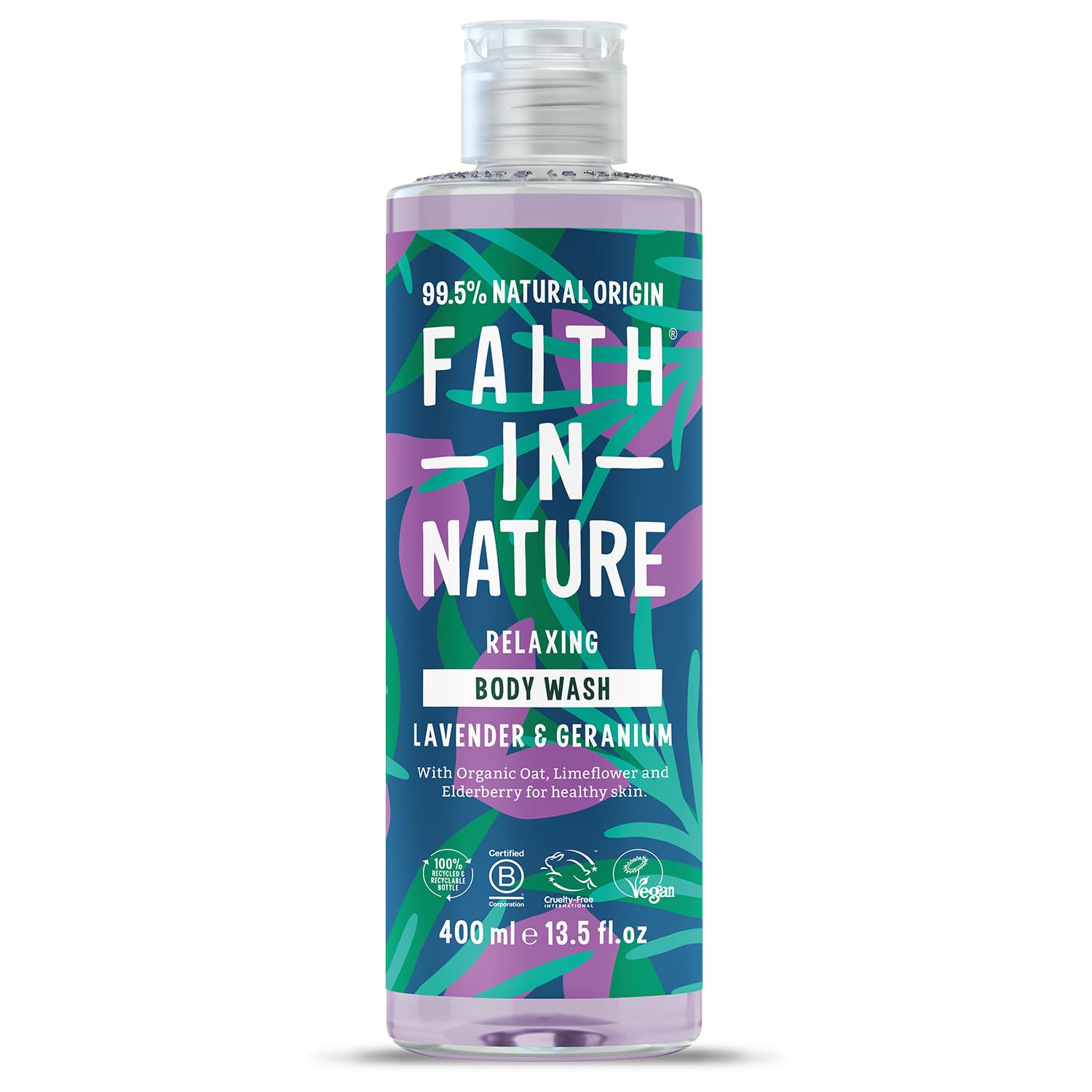 Faith In Nature Natural Aloe Vera Body Wash, Soothing Shower Gel, Vegan and Cruelty Free, No SLS or Parabens, 400 ml