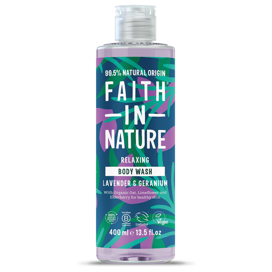 Faith In Nature Natural Aloe Vera Body Wash, Soothing Shower Gel, Vegan and Cruelty Free, No SLS or Parabens, 400 ml