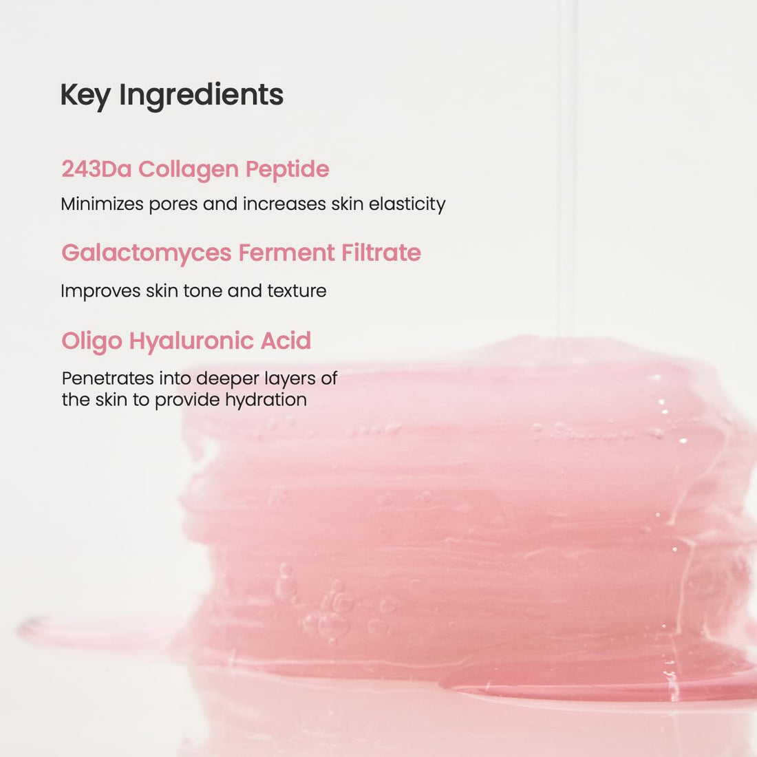 Biodance Collagen Gel Toner Pads, Porenverkleinerer für das Gesicht, verbessert die Elastizität, aufpolsternde Toner-Pads für empfindliche Haut, vorgetränkte Pads, koreanische Hautpflege, Muttertagsgeschenkeㅣ60 Pads