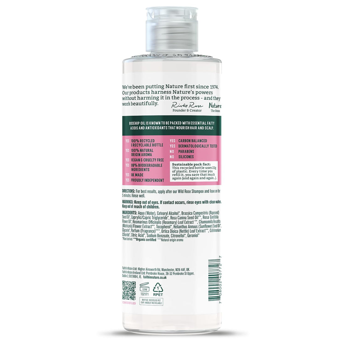 Faith In Nature Organic Aloe Vera Conditioner, Soothing for Normal Hair & Scalp, Vegan & Cruelty Free, No SLS, Silicones or Parabens, 400ml
