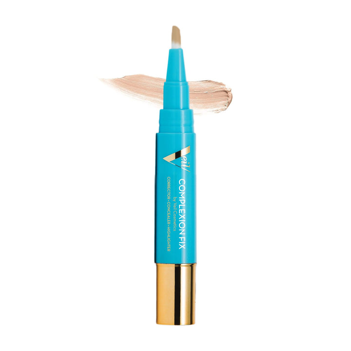 Complexion Fix Concealer - Hydrating Liquid Concealer for Under Eyes & Dark Circles - Infused with Hyaluronic Acid - Contour, Highlight, Correct - Anti-Aging, Vegan, Lightweight (3N Medium Neutral) Halalzen