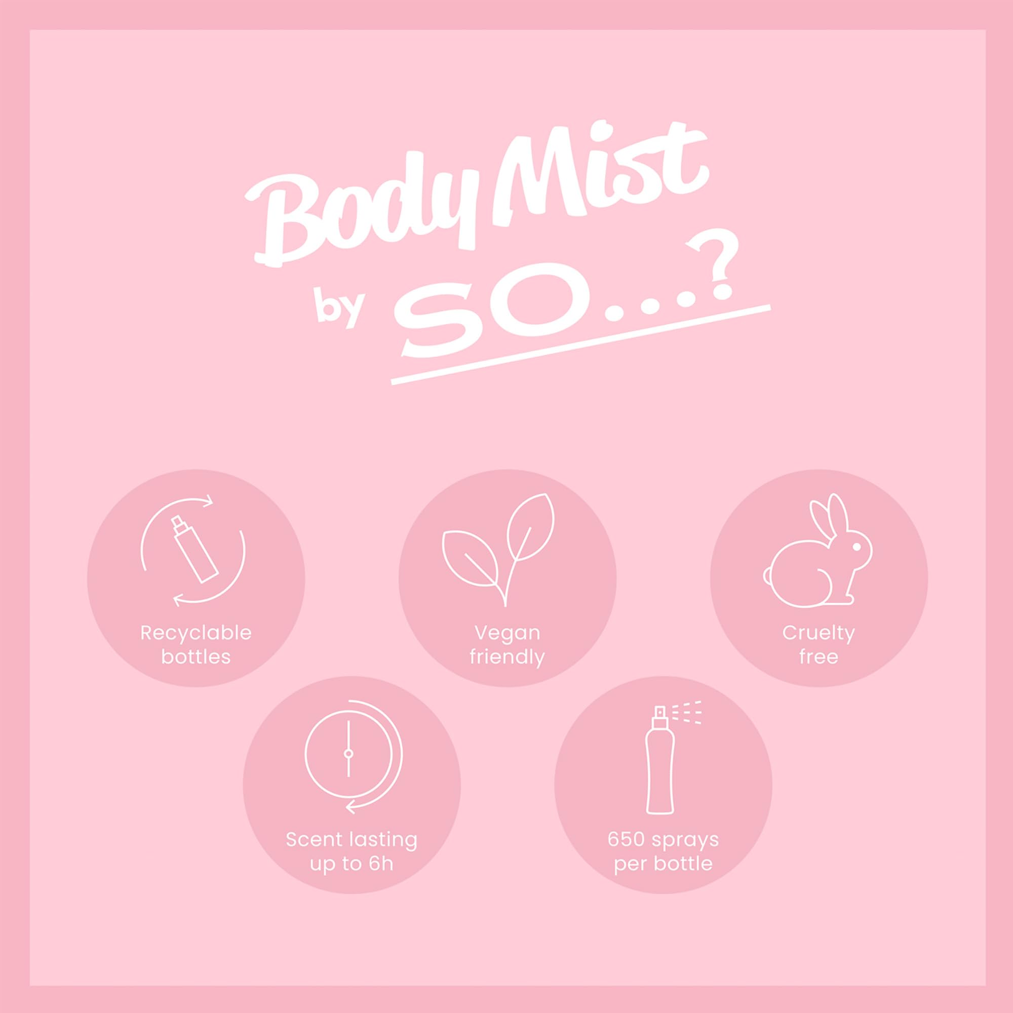 Body Mist By So…? Womens Vanilla Body Mist Fragrance Spray, Travel Size, 100 ml, 1 piece Halalzen
