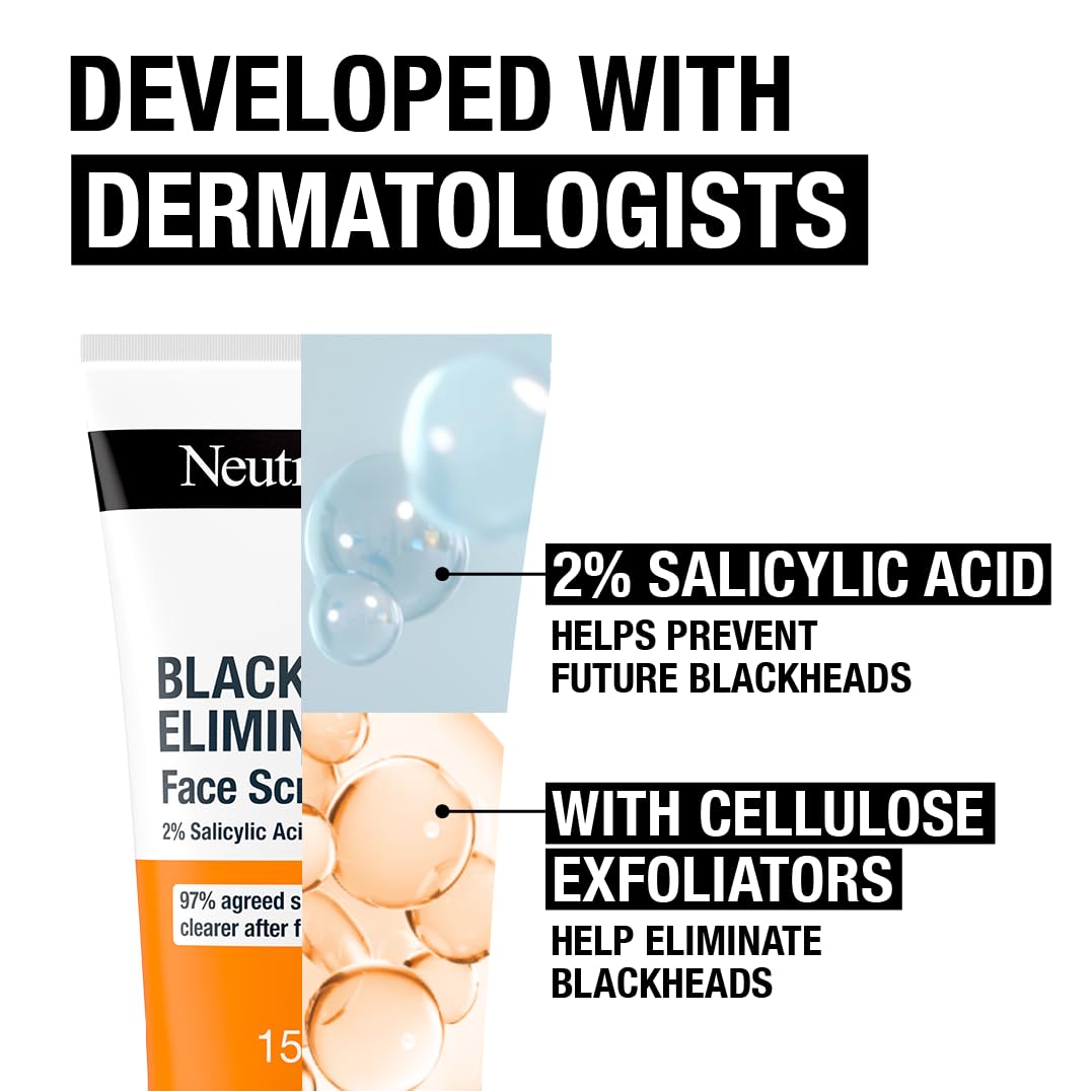 Neutrogena Blackhead Eliminating 0.5% Salicylic Acid Cleansing Toner (1x 200ml), Deep-Cleansing Facial Toner to Eliminate Blackheads and Refine Skin